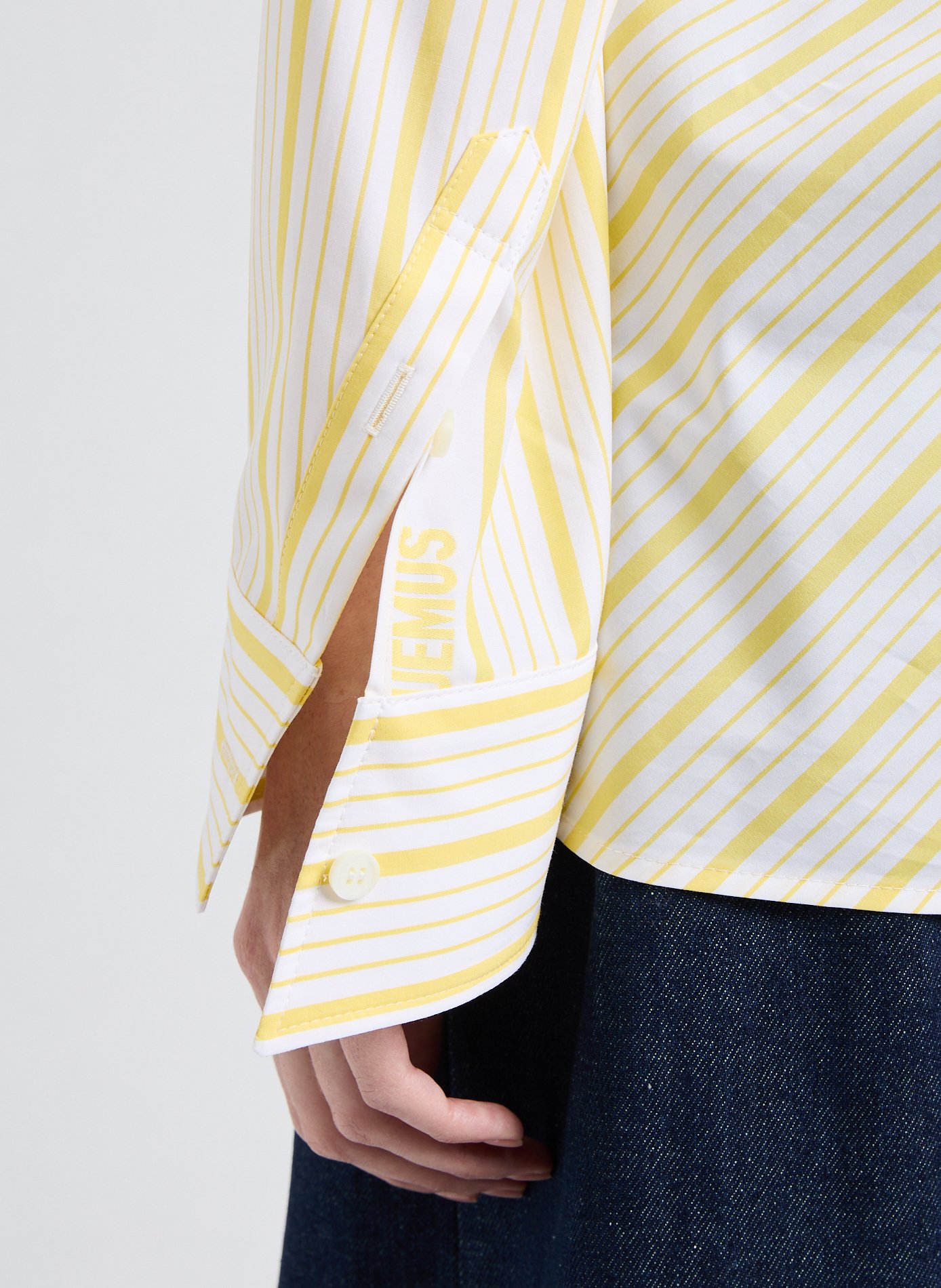 Chemise à rayures en coton JACQUEMUS Multicolore