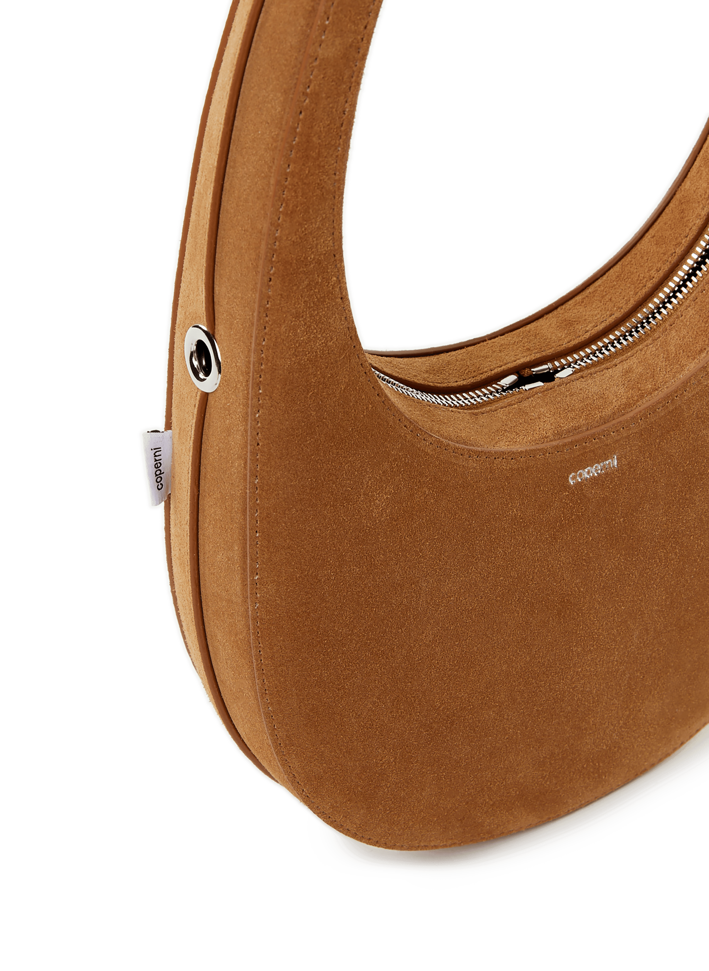 Swipe Suede Handbag COPERNI Brown