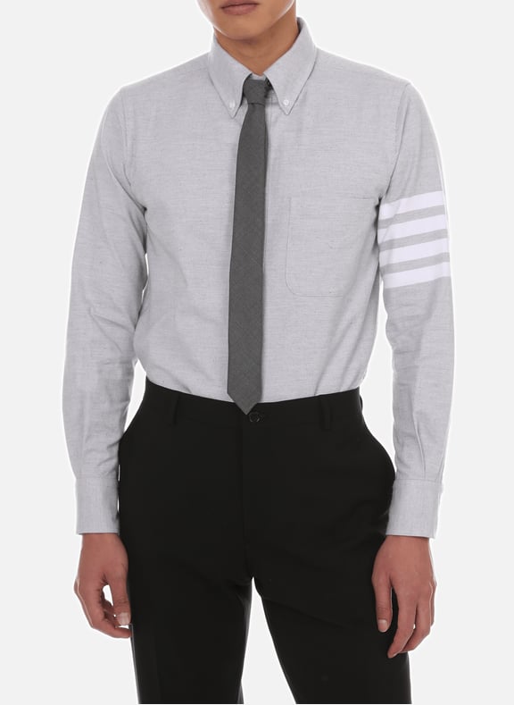 Chemise ample en coton Gris by THOM BROWNE THOM BROWNE Chemise ample en coton Gris