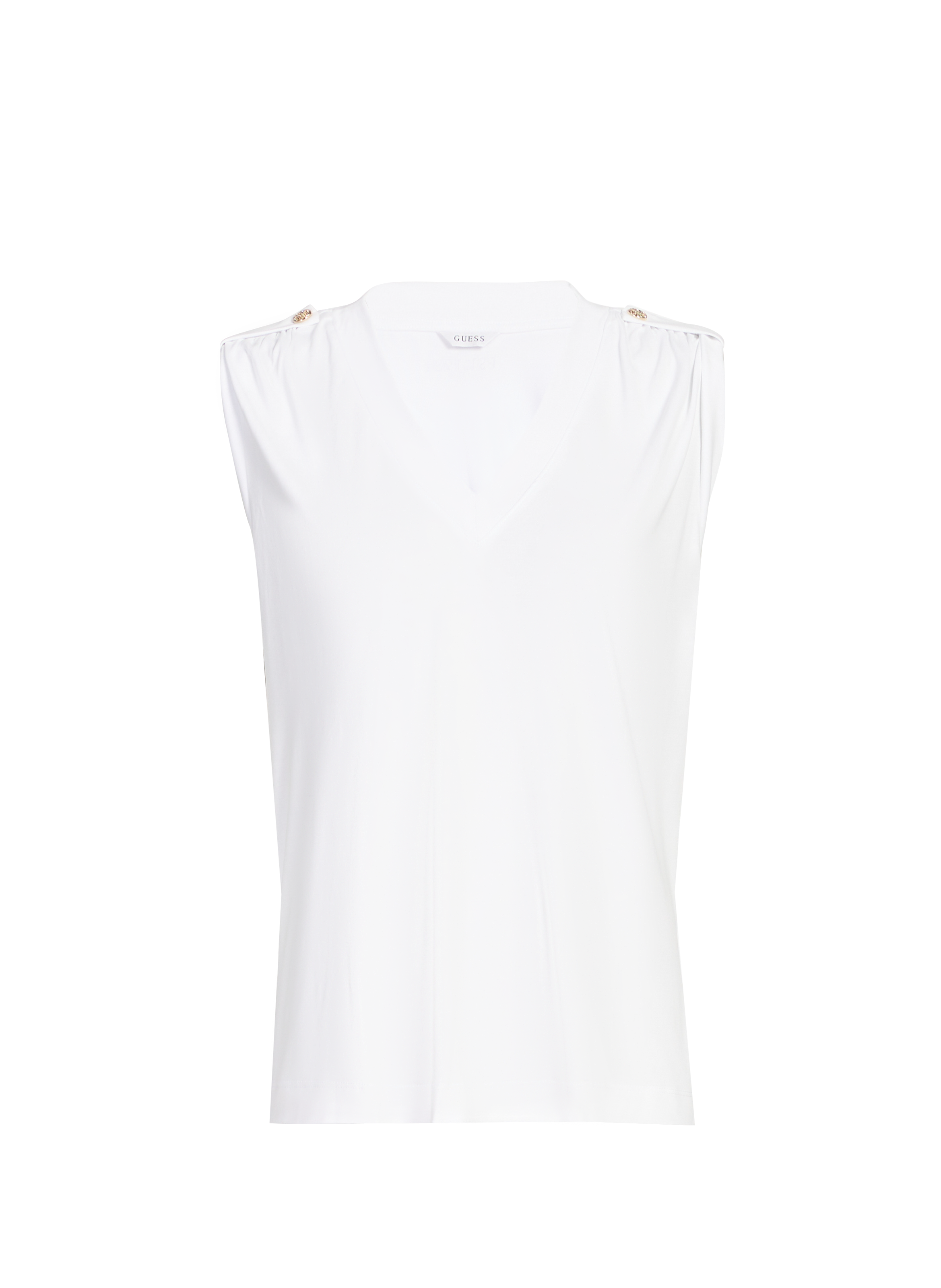 Top fluide GUESS Blanc
