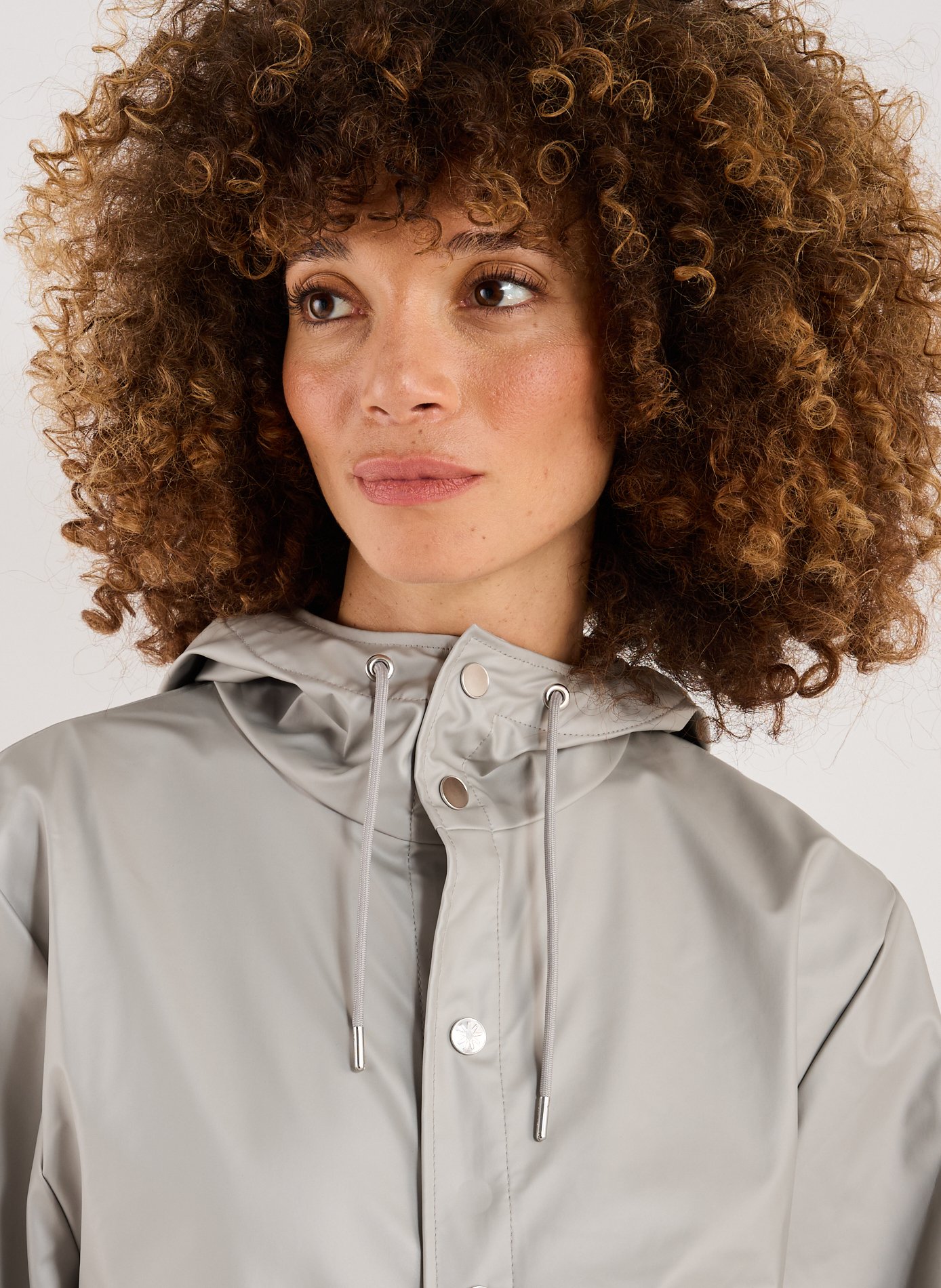 Parka longue W3 RAINS Gris