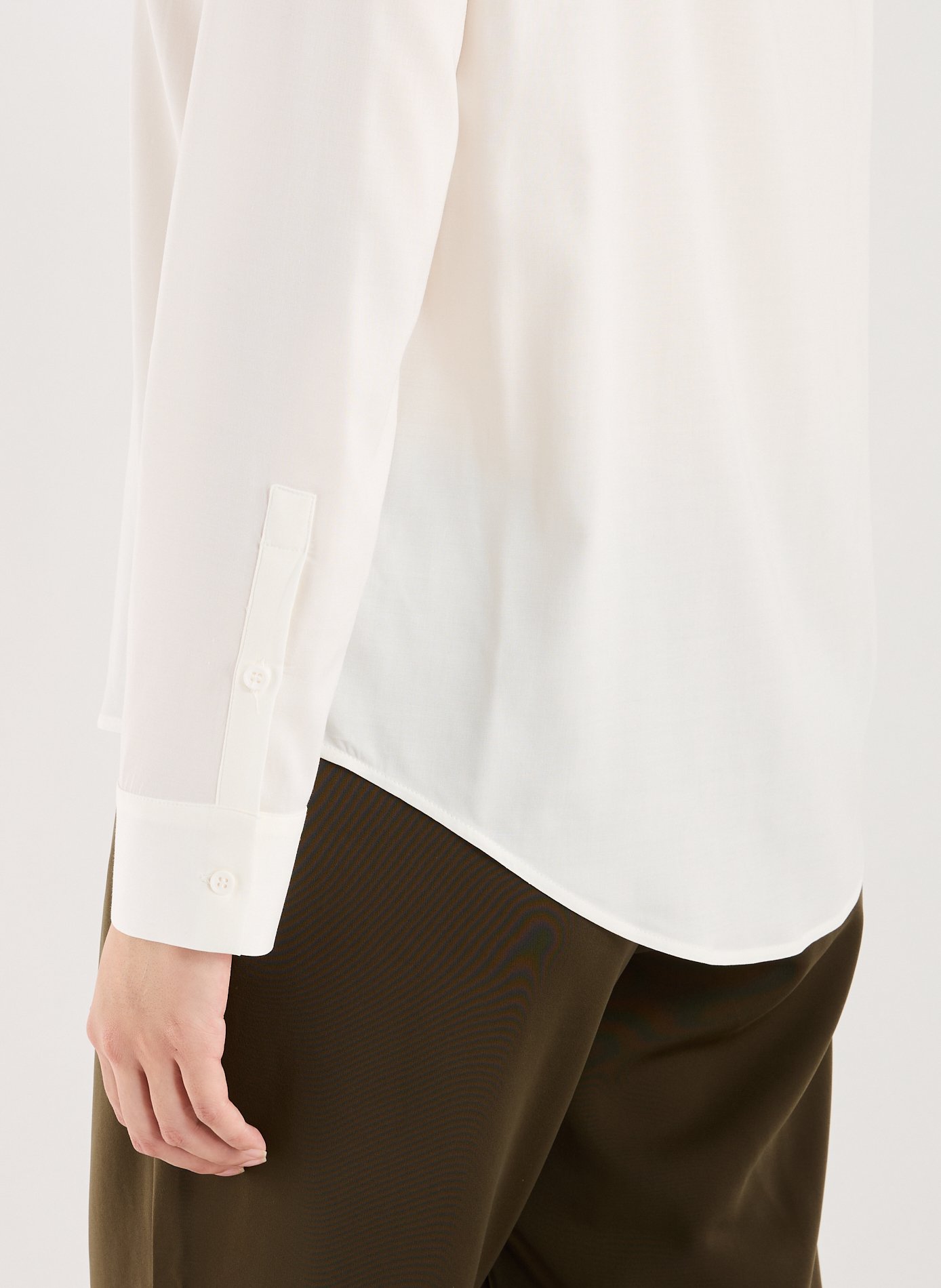 Chemise droite fluide SAMSOE SAMSOE Blanc