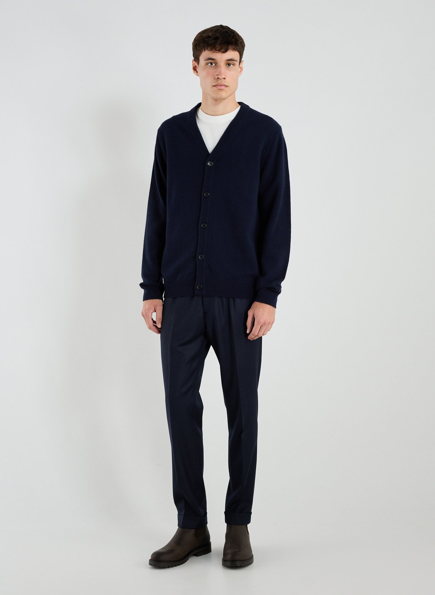 Cardigan en laine mérinos PAUL SMITH Bleu