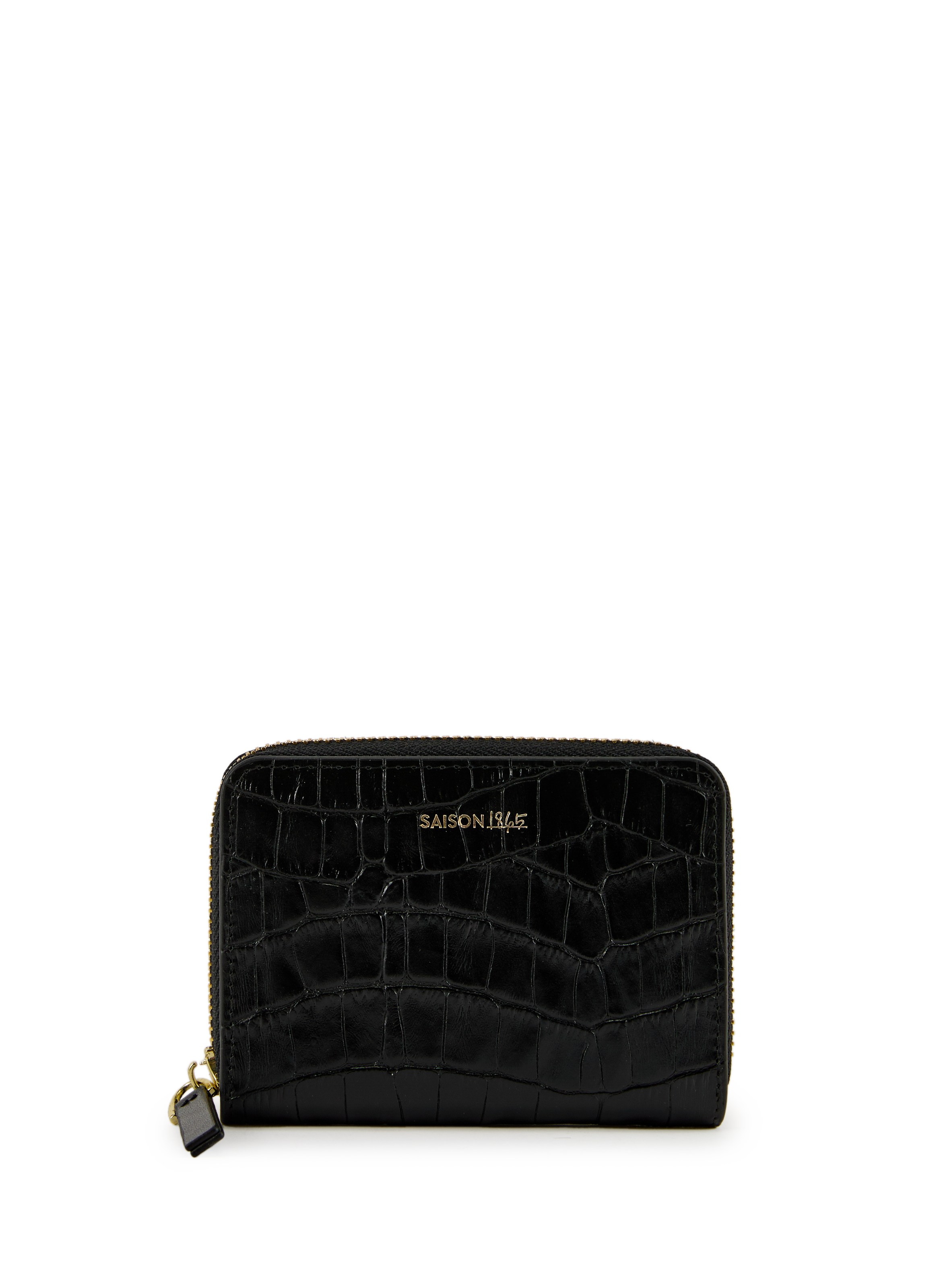 SAISON 1865 Portefeuille en cuir Noir
