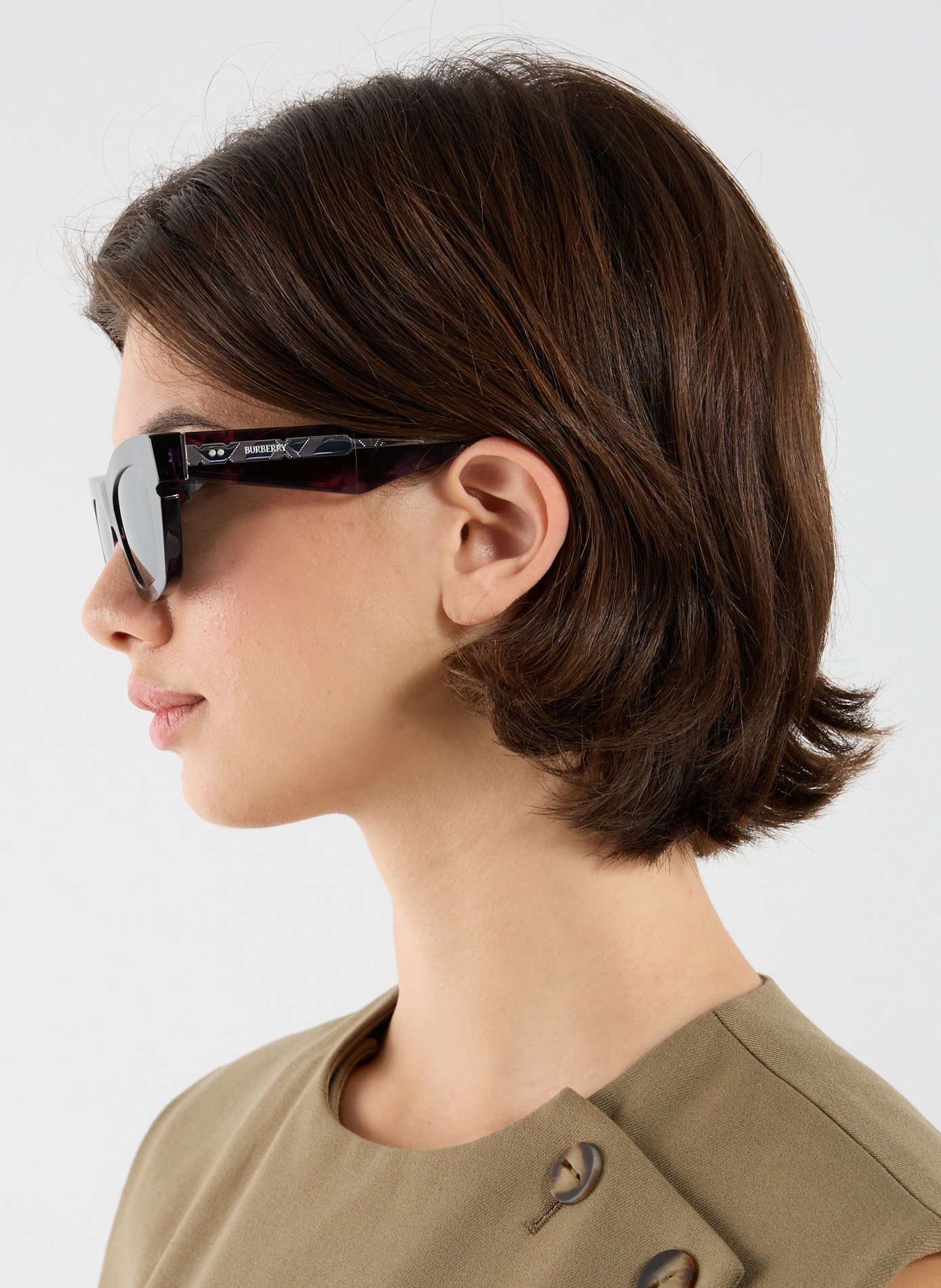 Lunettes de soleil œil-de-chat BURBERRY Multicolore