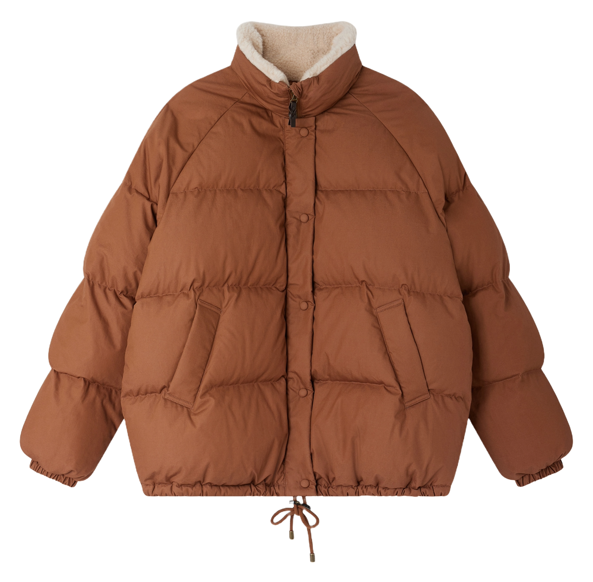 Doudoune oversize à col montant livingstone SESSUN Marron