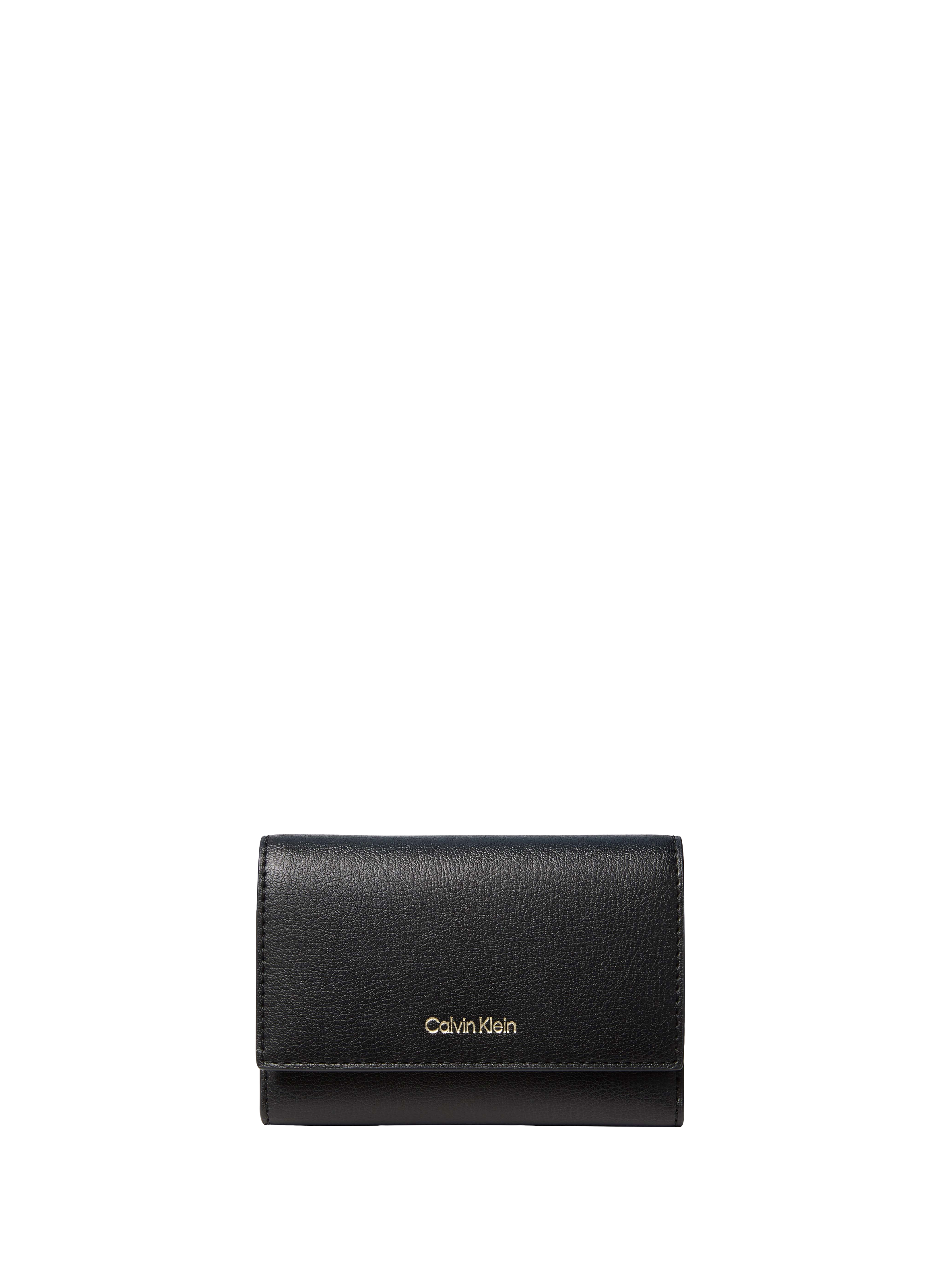 Portefeuille effet cuir CALVIN KLEIN Noir