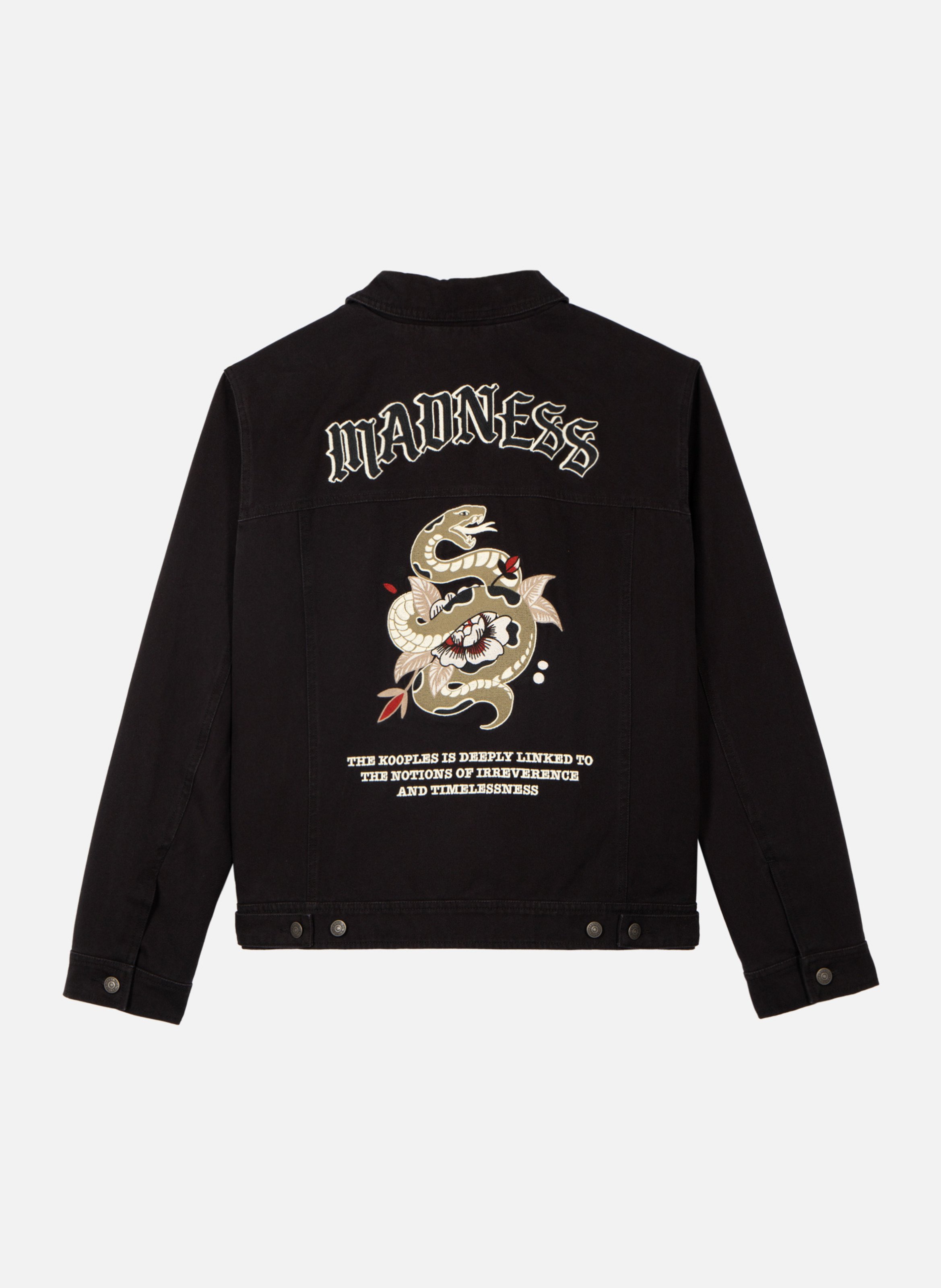 Blouson à broderie THE KOOPLES Noir