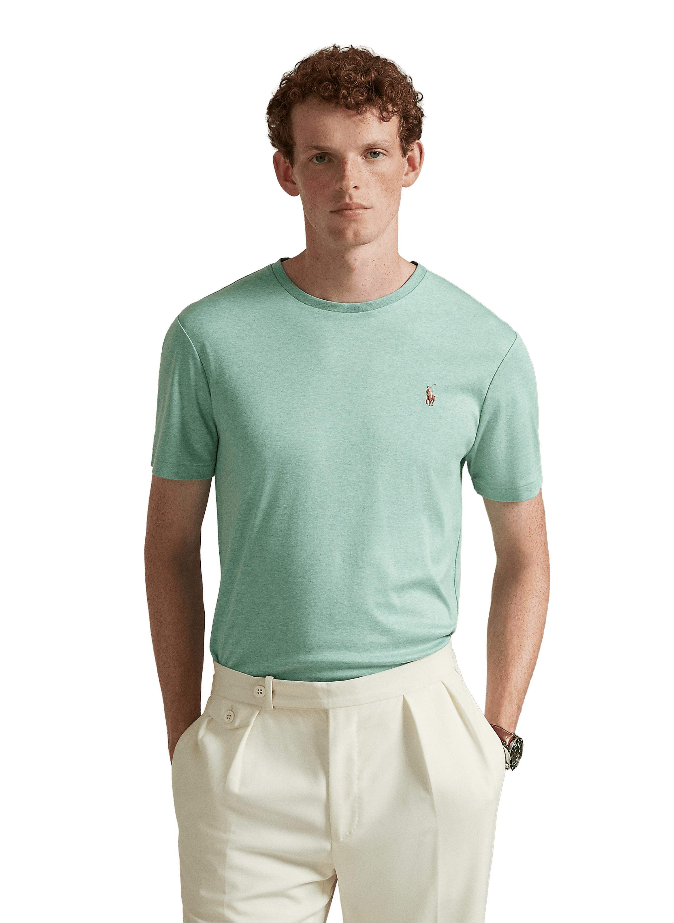 T-shirt en coton POLO RALPH LAUREN Vert