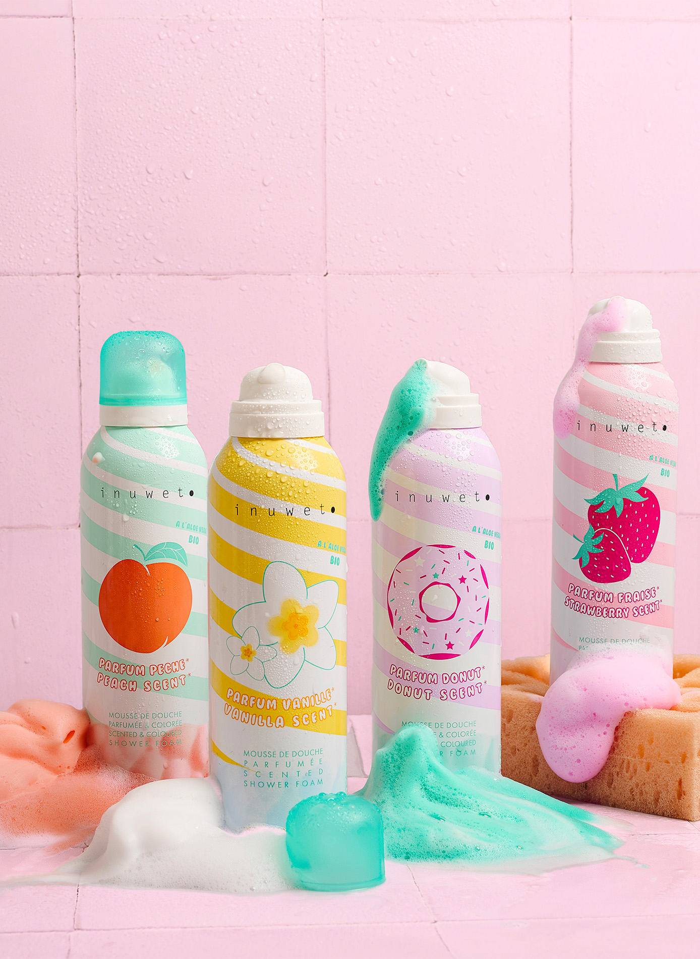 Mousse de douche Donuts INUWET No color