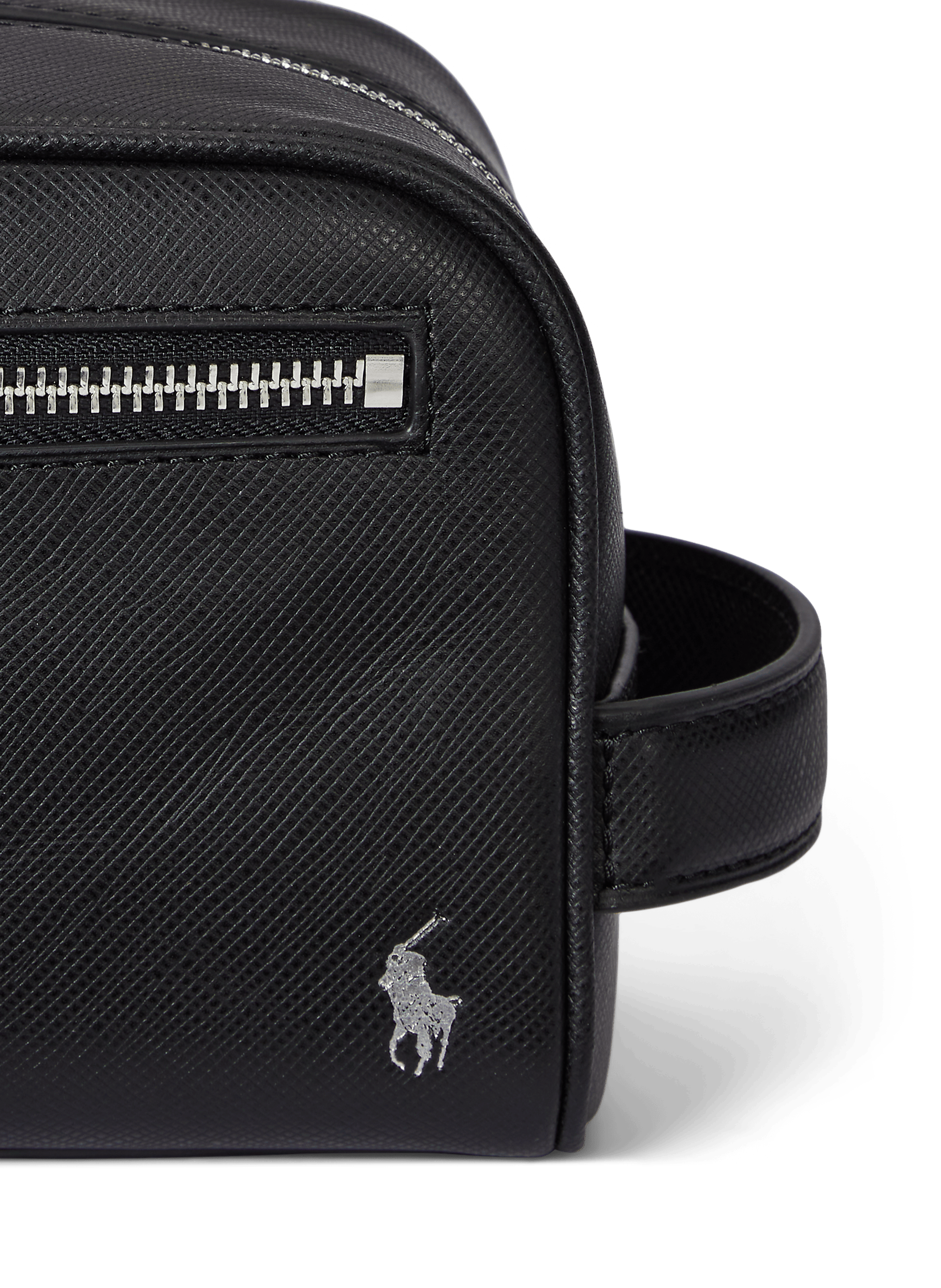 Cowhide toiletry bag POLO RALPH LAUREN Brown