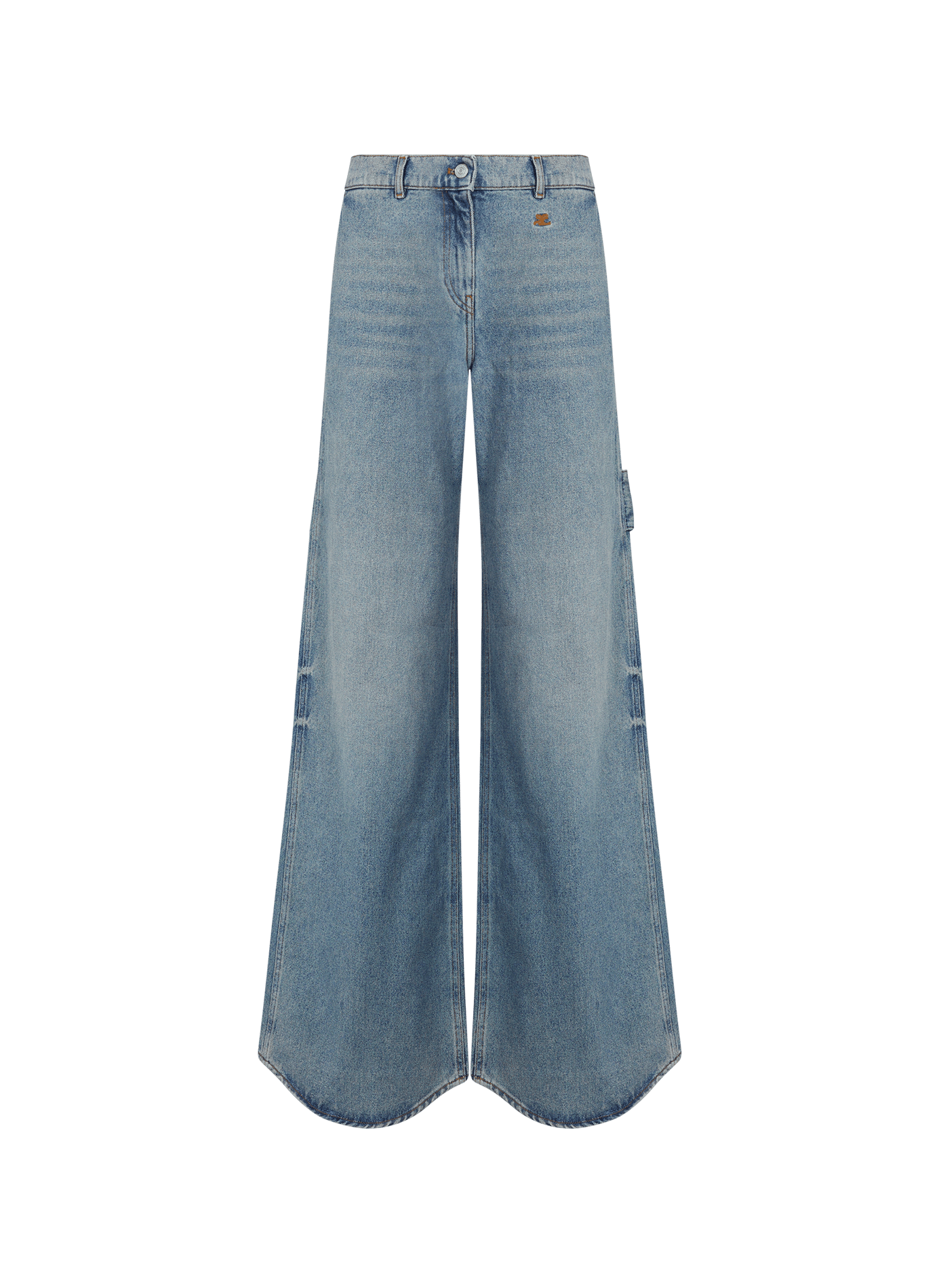 Jean Hammer en coton COURRÈGES Bleu