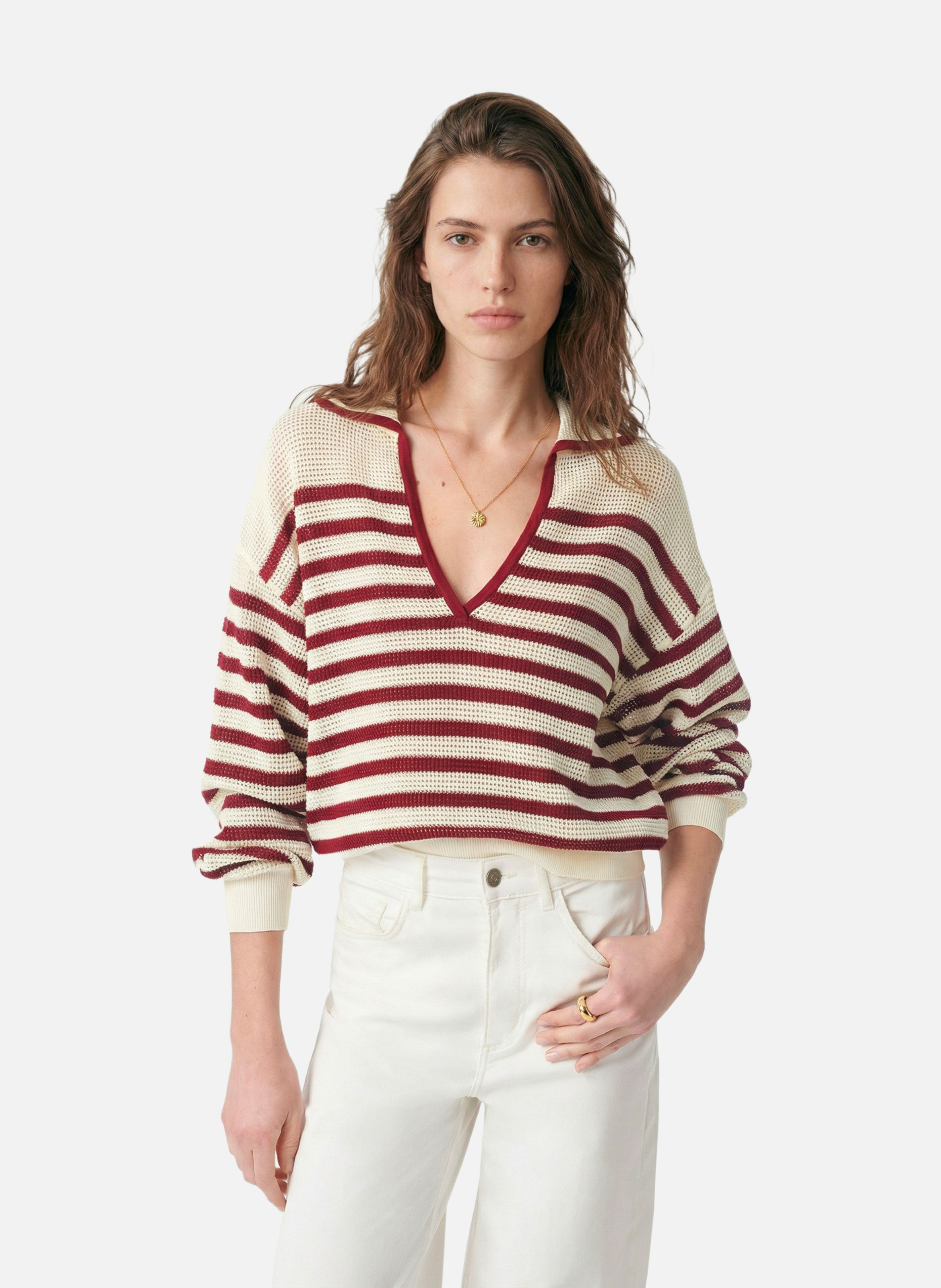 Pull granville VANESSA BRUNO Rouge