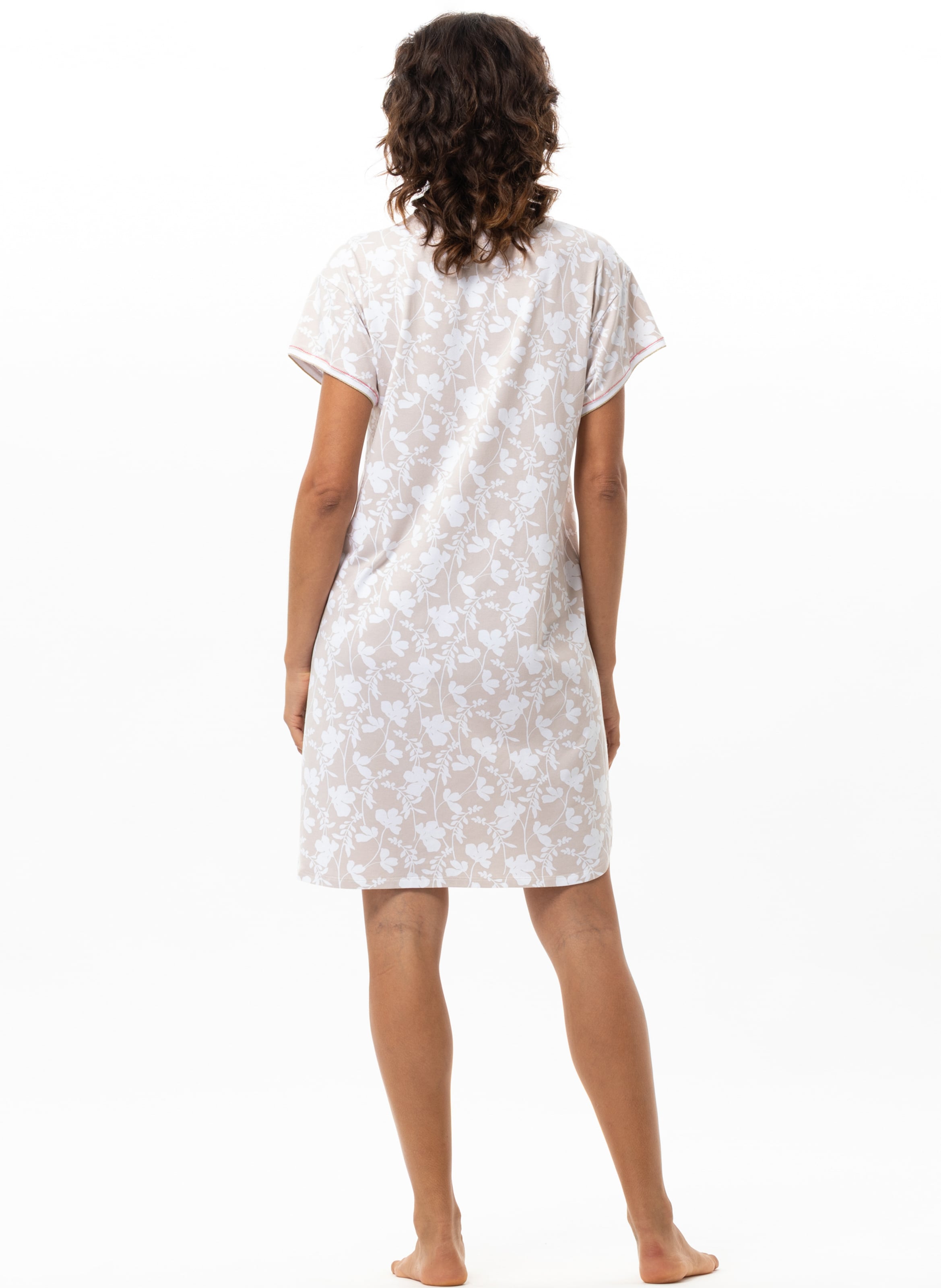 Chemise de nuit en coton modal siesta 201 LE CHAT Multicolore