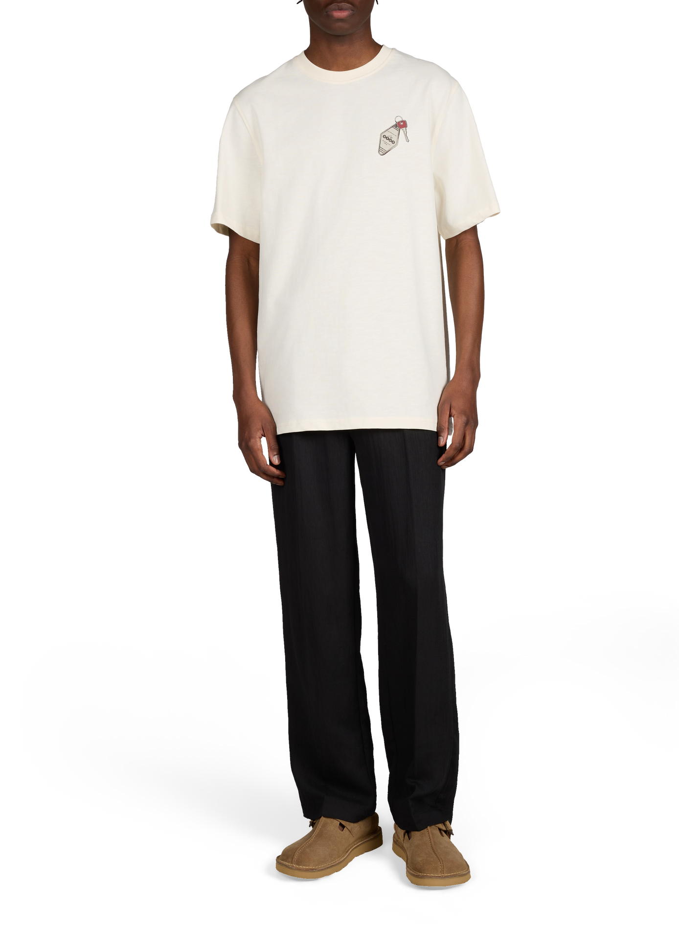 Ben Troy organic cotton T-shirt LES DEUX Beige