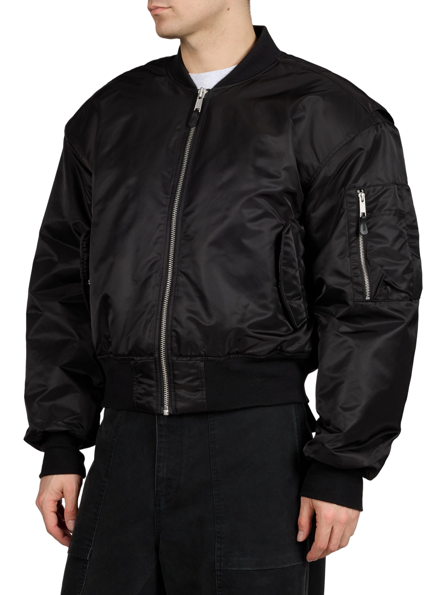 Oversized solid bomber ENTIRE STUDIOS Khaki