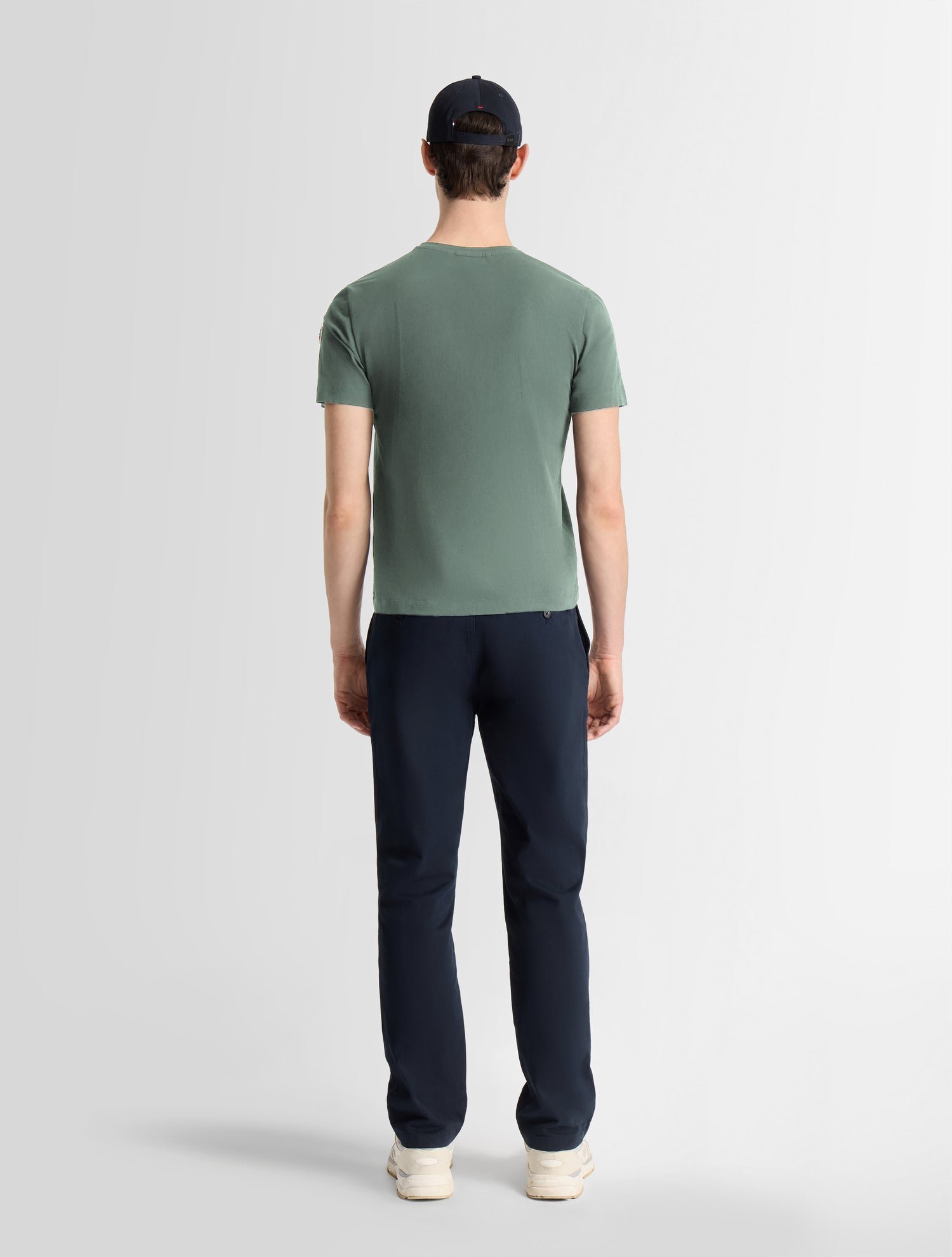 T-shirt riviere col rond coupe regular FUSALP Vert