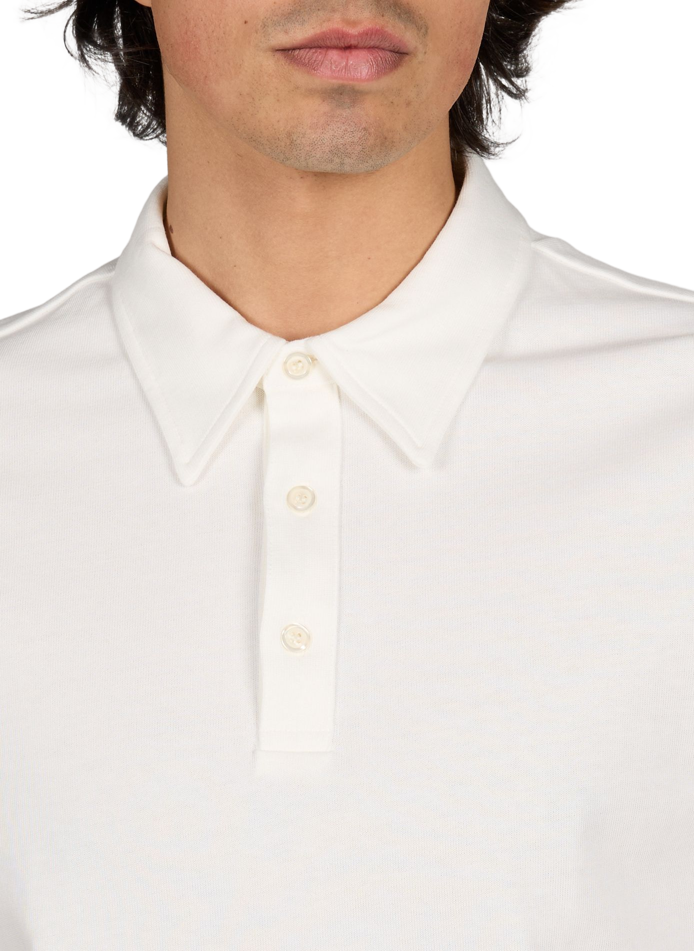 Polo uni en coton LAFAURIE Beige