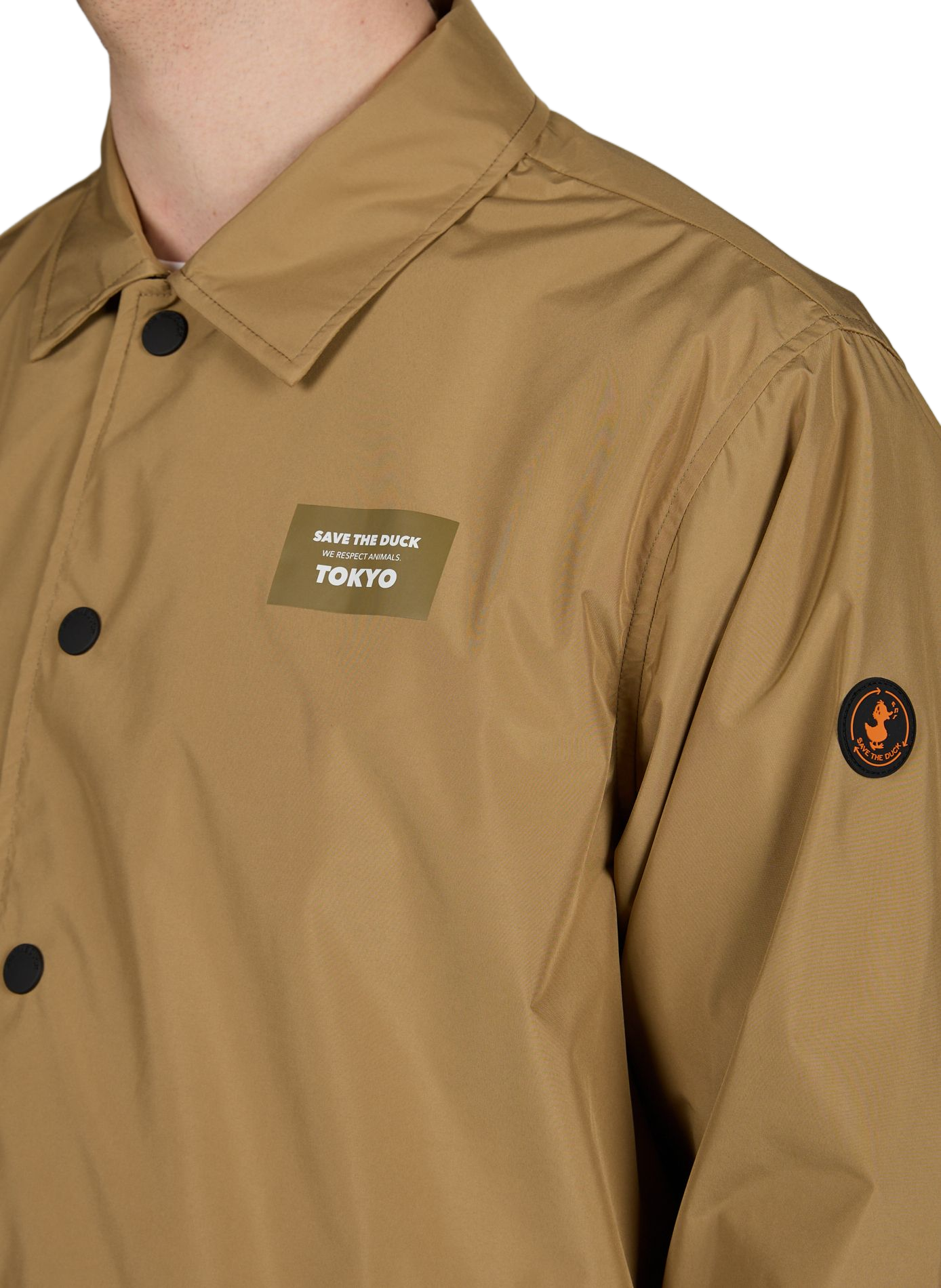 Parka Leni à logo SAVE THE DUCK Kaki