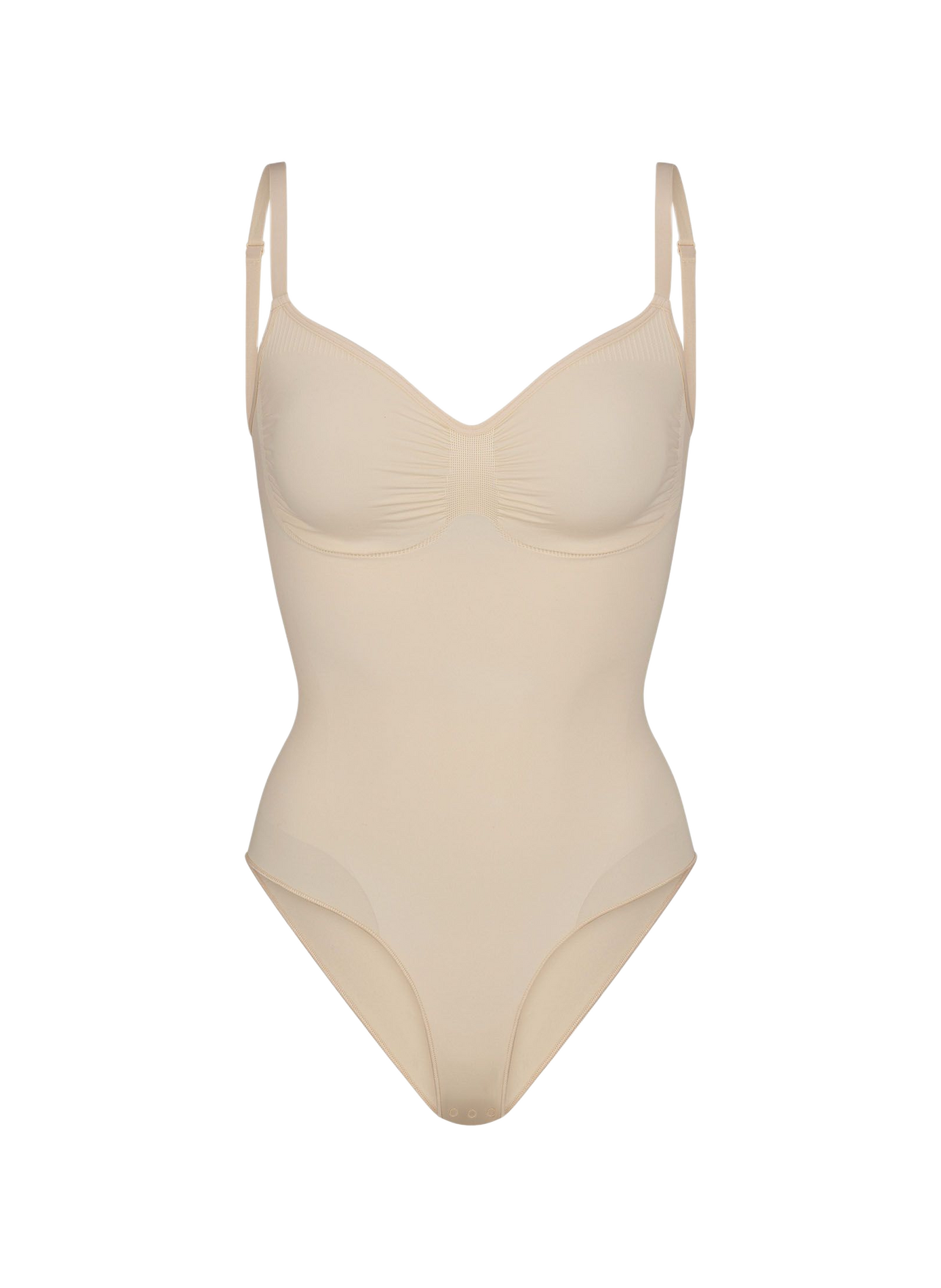 Solid Body Shaper with Adjustable Straps SKIMS Beige