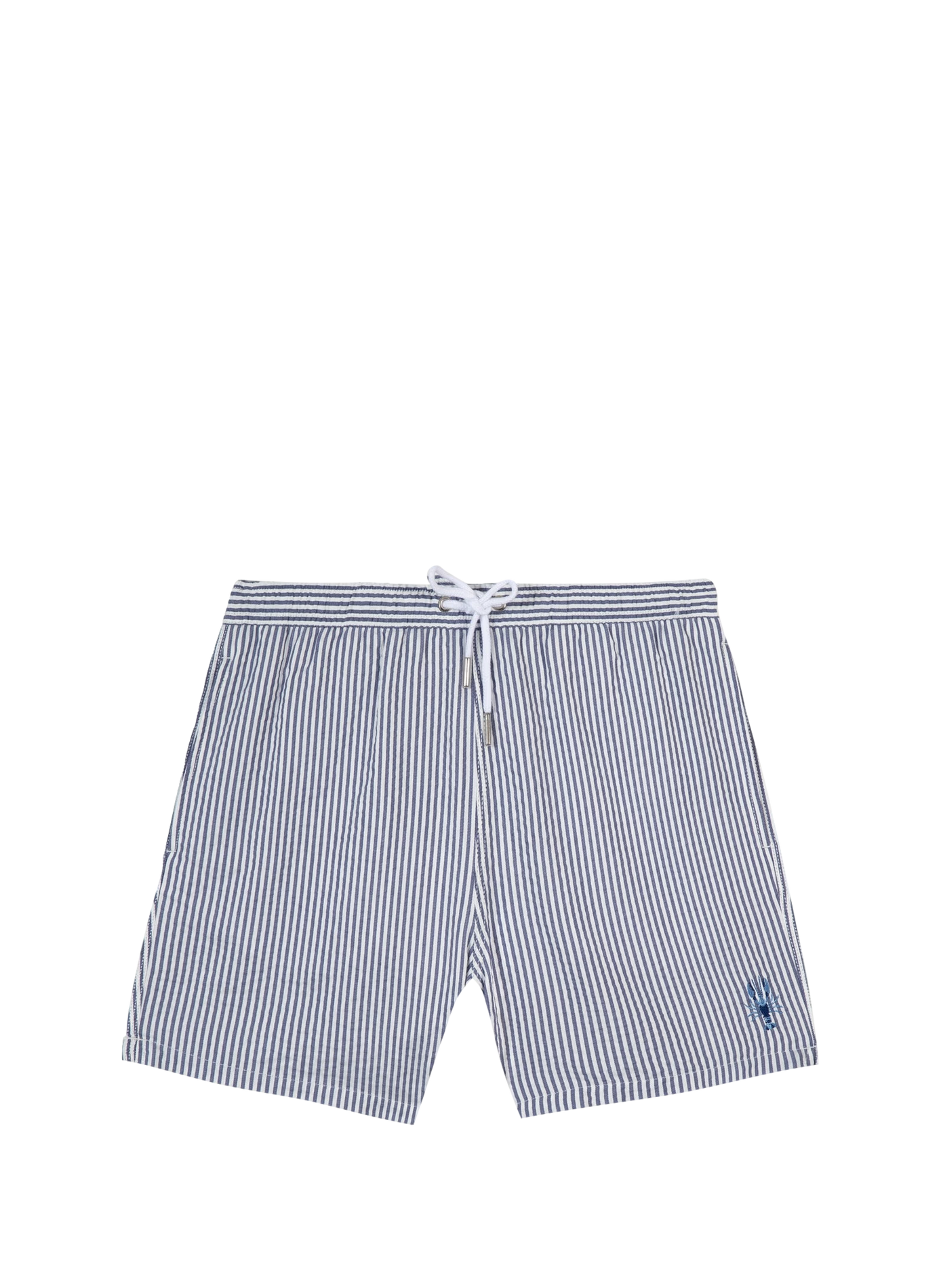 Short de bain rayé à logo MAISON LABICHE Bleu