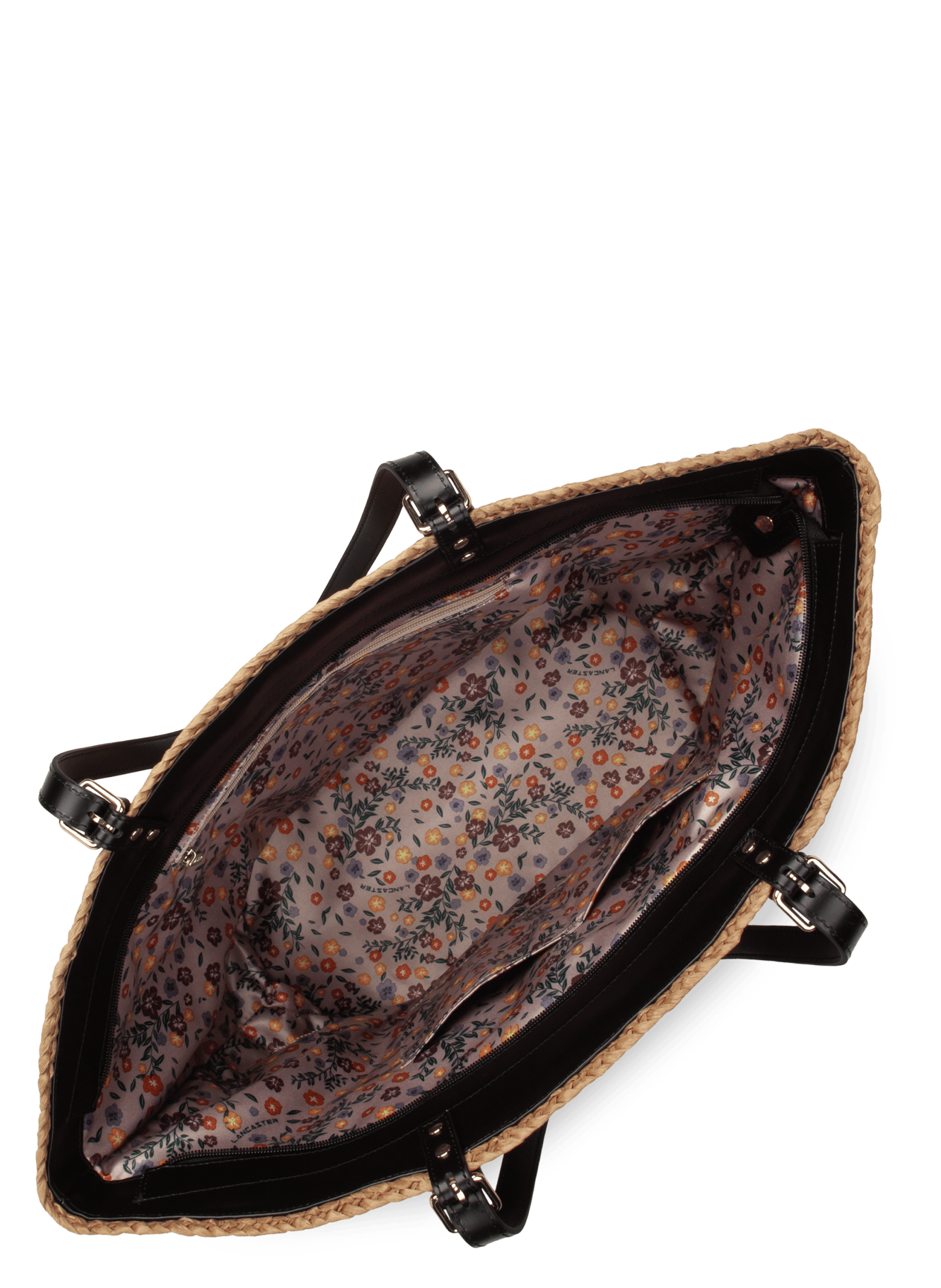 Grand sac cabas épaule - le panier LANCASTER Noir