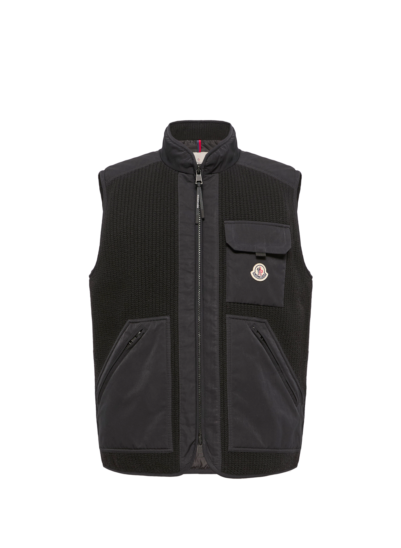 Sleeveless two-tone jacket Lenevra MONCLER Black