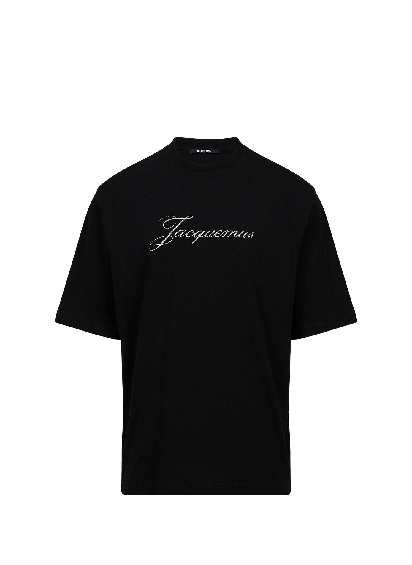 T-shirt met bedrukt logo JACQUEMUS Zwart