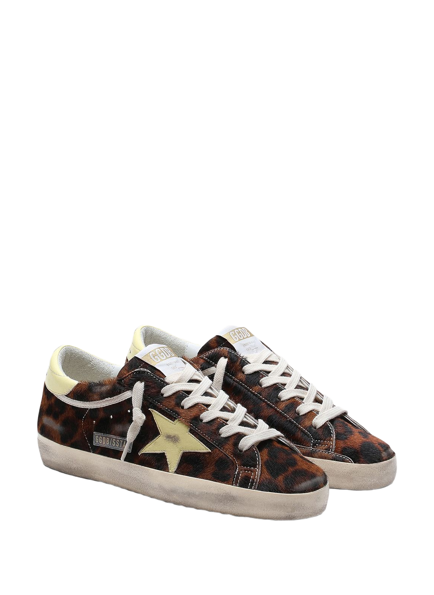 Low-top leather sneakers GOLDEN GOOSE Multicolour