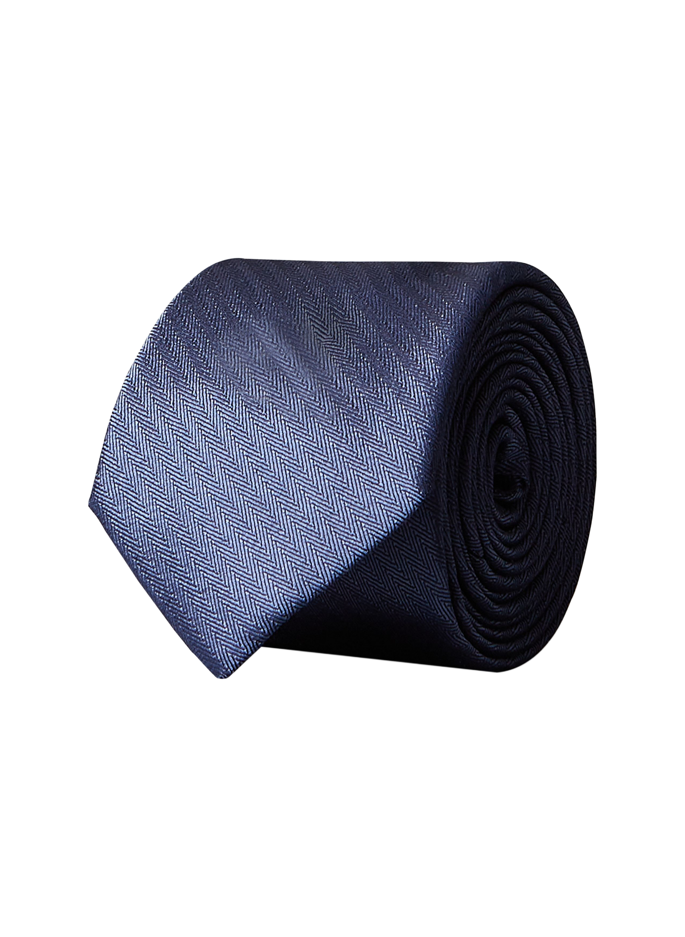 Silk tie with embedded pattern CALVIN KLEIN Blue