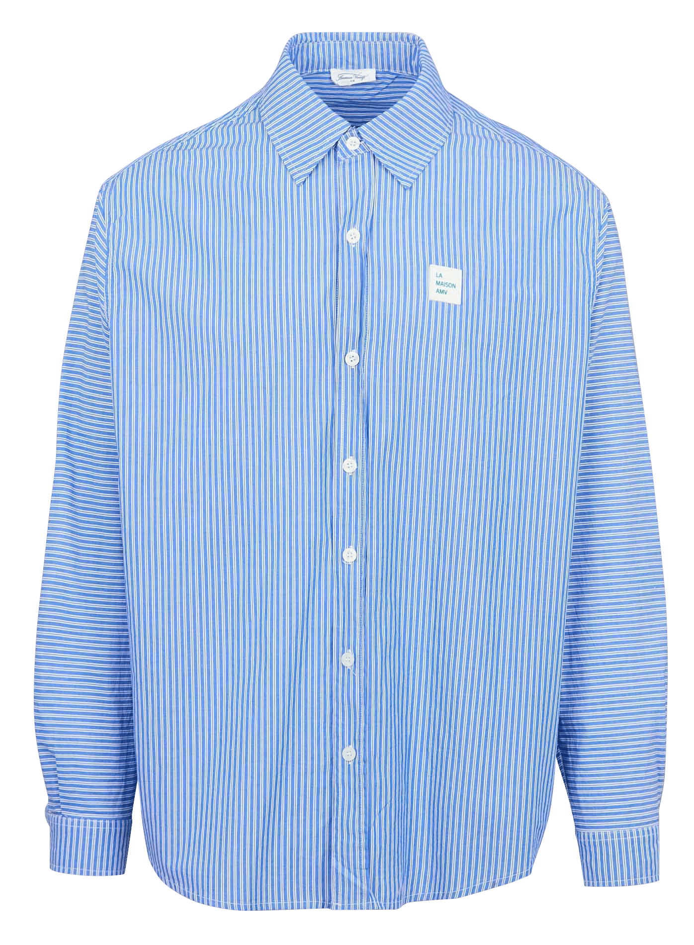 Chemise oversize rayée en coton zatybay AMERICAN VINTAGE Bleu