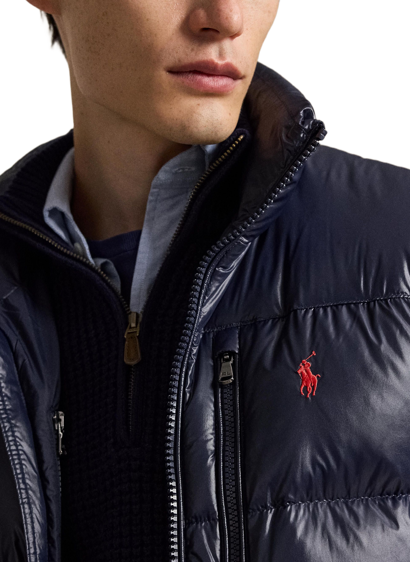 Doudoune sans manches droite POLO RALPH LAUREN Bleu