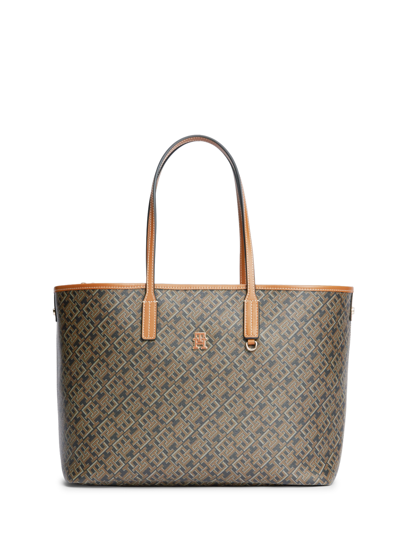 Bedruckte Einkaufstasche TOMMY HILFIGER Schwarz