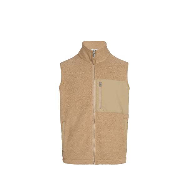 Gilet col montant droit uni Gilet col montant droit uni