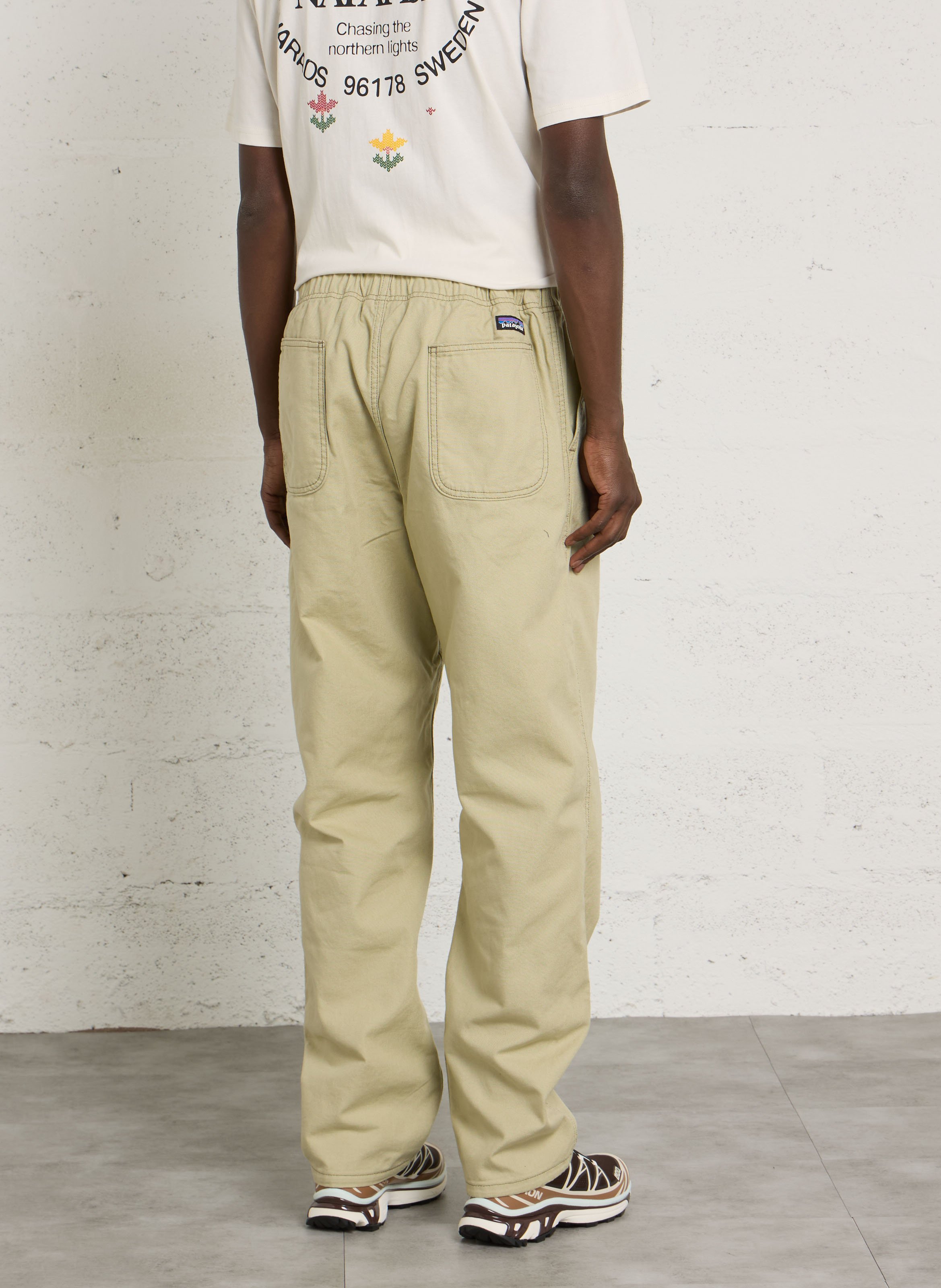 Pantalon droit en coton bio | Beige PATAGONIA Heren
