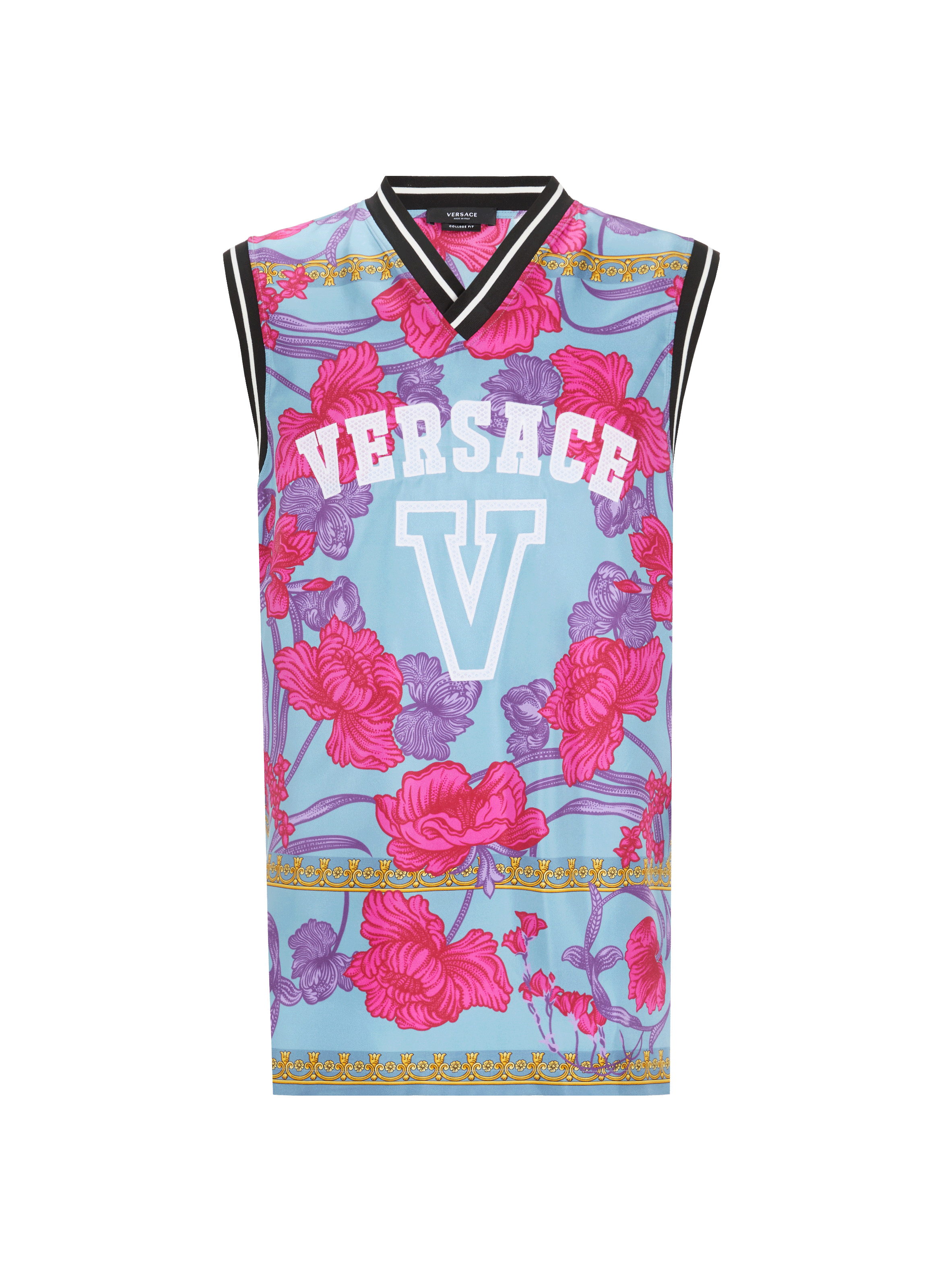 T-shirt Barocco en soie