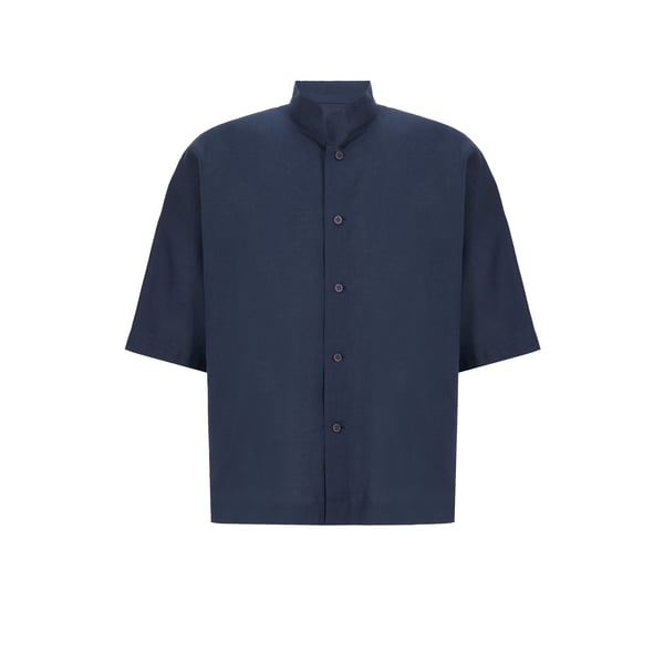 Chemise en coton et lin