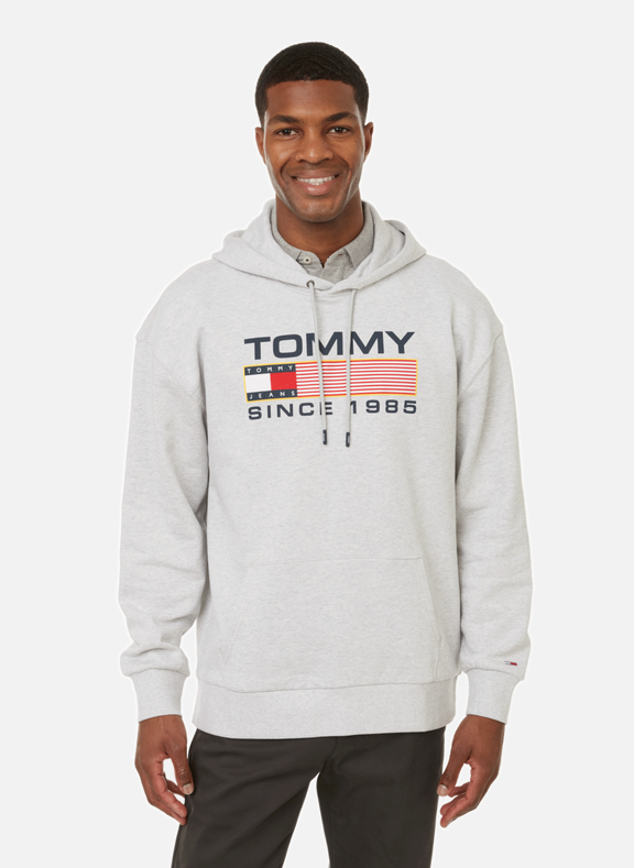 TOMMY HILFIGER Organic cotton hoodie Grey