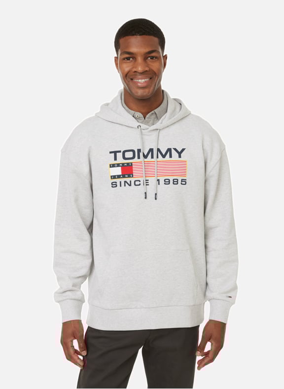 Hoodie en coton biologique Gris by TOMMY HILFIGER TOMMY HILFIGER Hoodie en coton biologique Gris