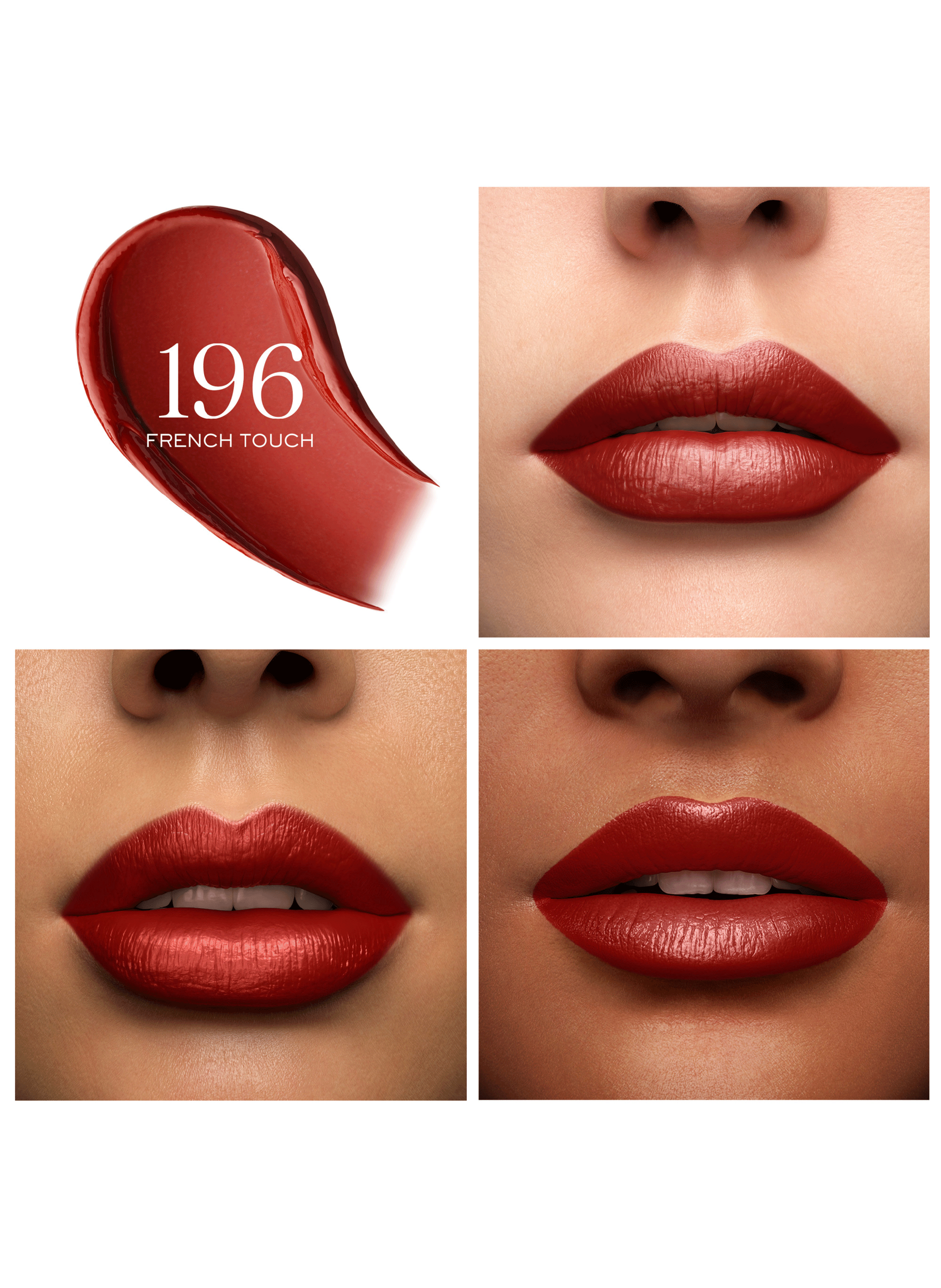 L?Absolu Rouge Cream satin lipstick - Long-lasting hydration and comfort LANCÔME 196 french touch