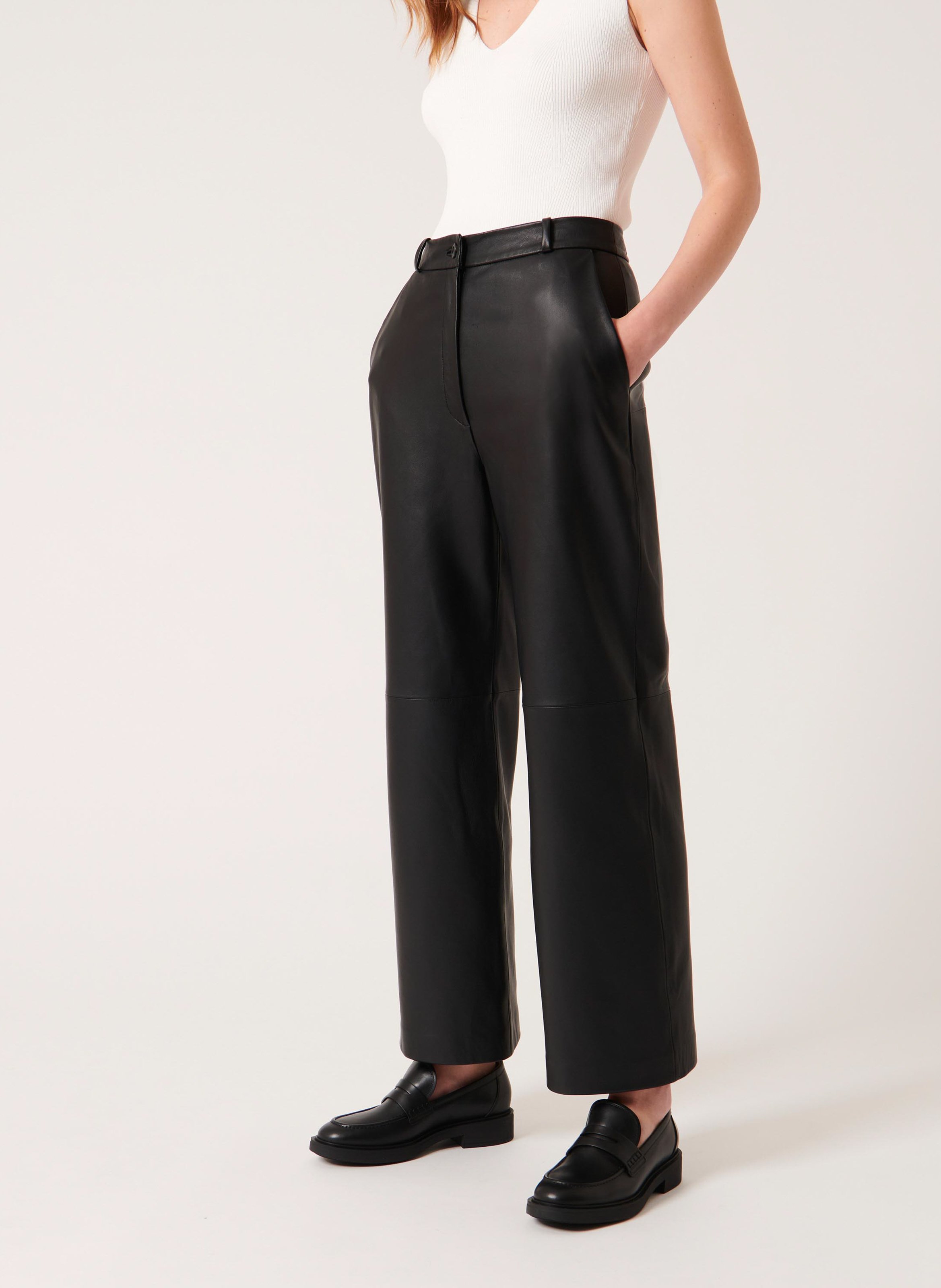 PANTALON UNI DROIT PRISK ZAPA pour FEMME Printemps