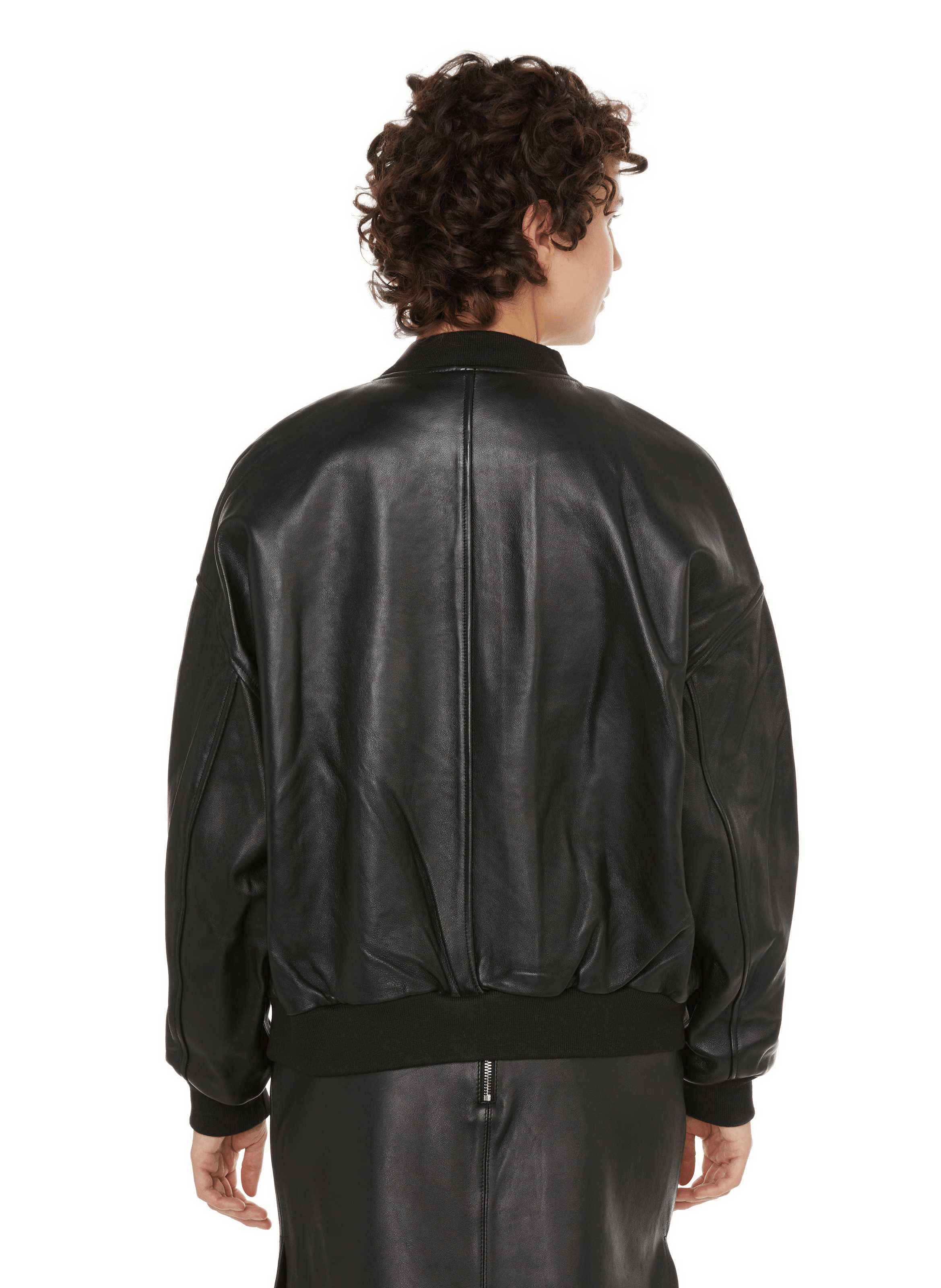 Bomber en cuir Sana SAISON 1865 Noir