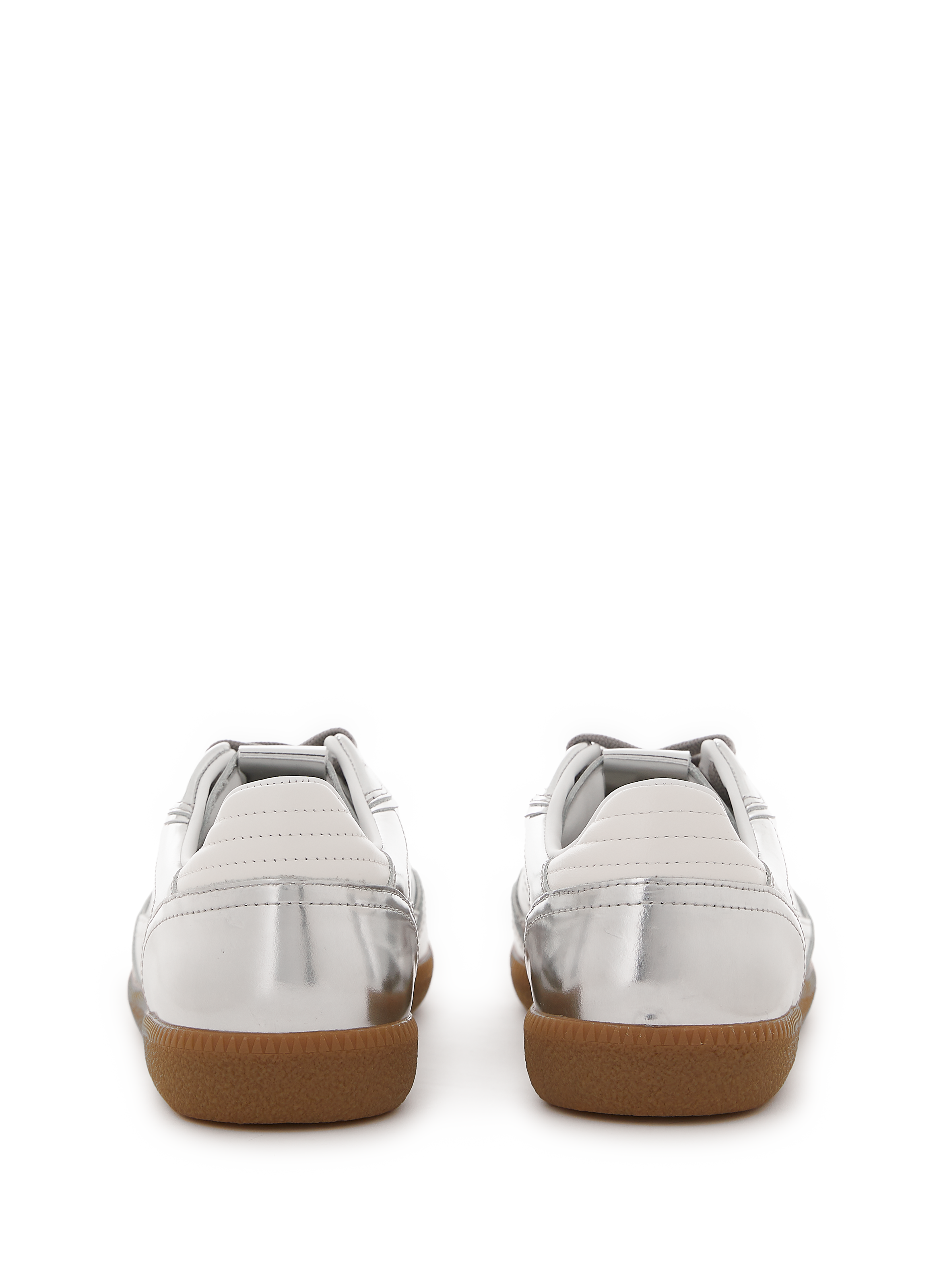 Baskets Tb.490 en cuir métallisé ALOHAS Argent