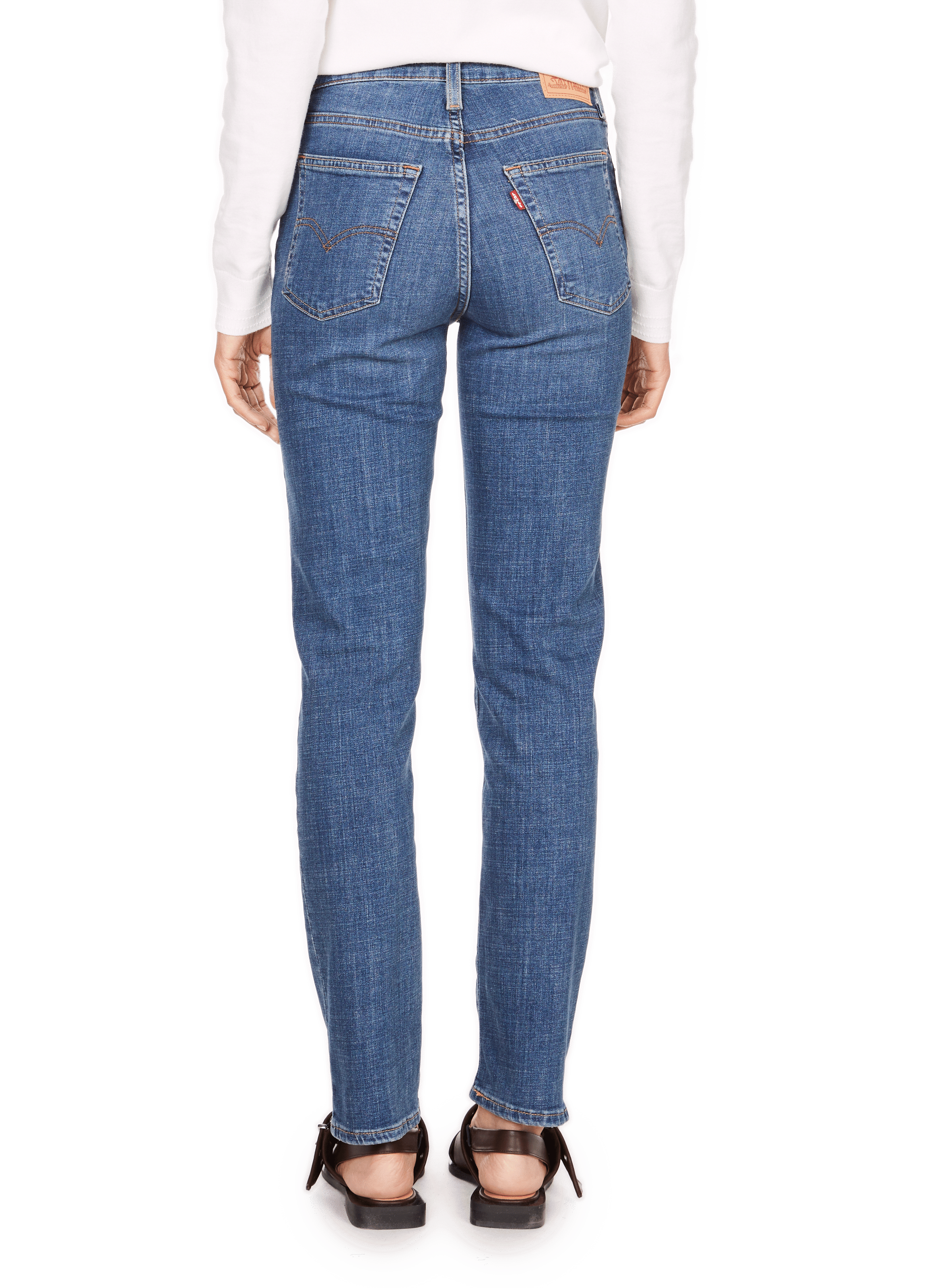Jean 724 taille haute LEVI&#039;S Bleu