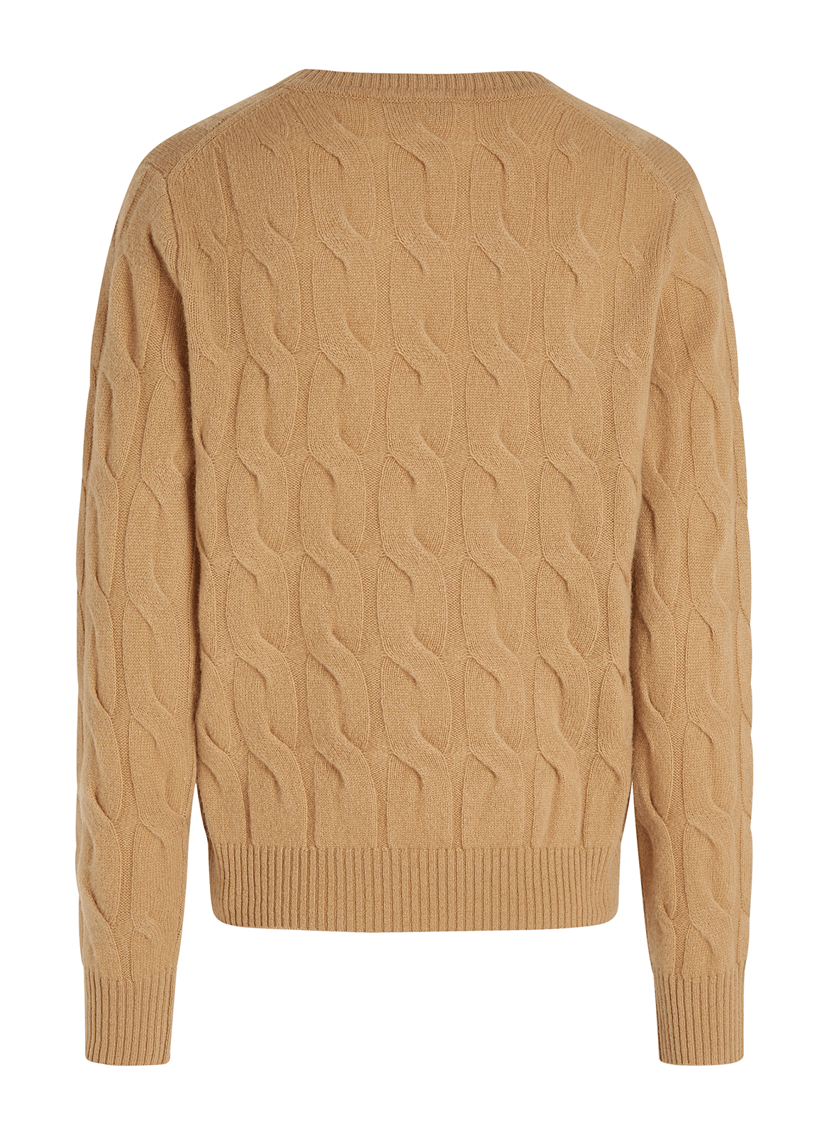 Pull torsadé en laine  TOMMY HILFIGER Beige