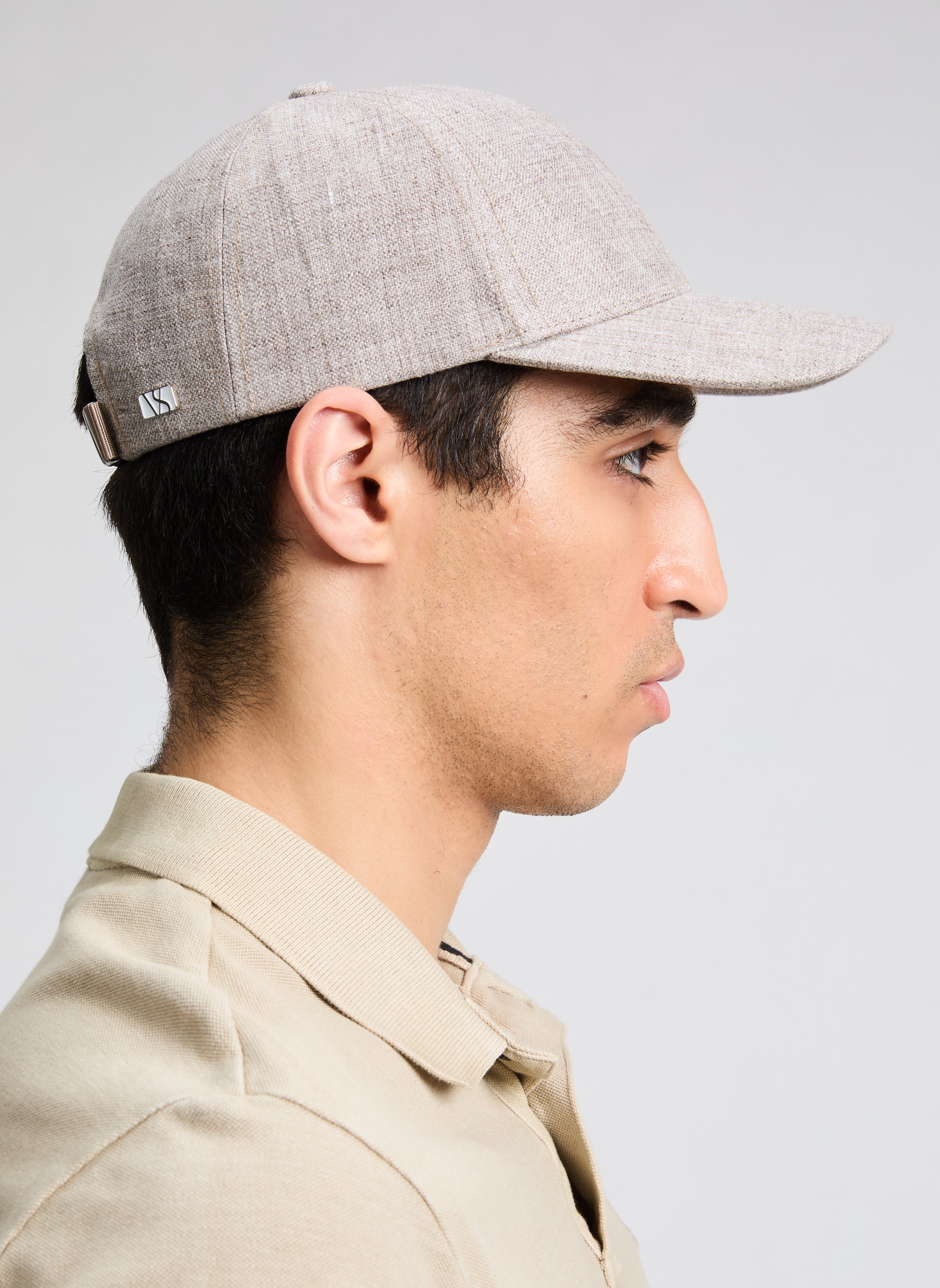 Casquette en lin VARSITY Vert