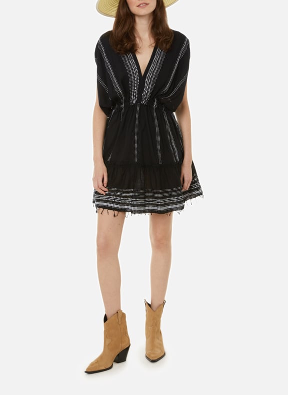 Leliti cotton dress Black by LEM LEM LEM LEM Leliti cotton dress Black