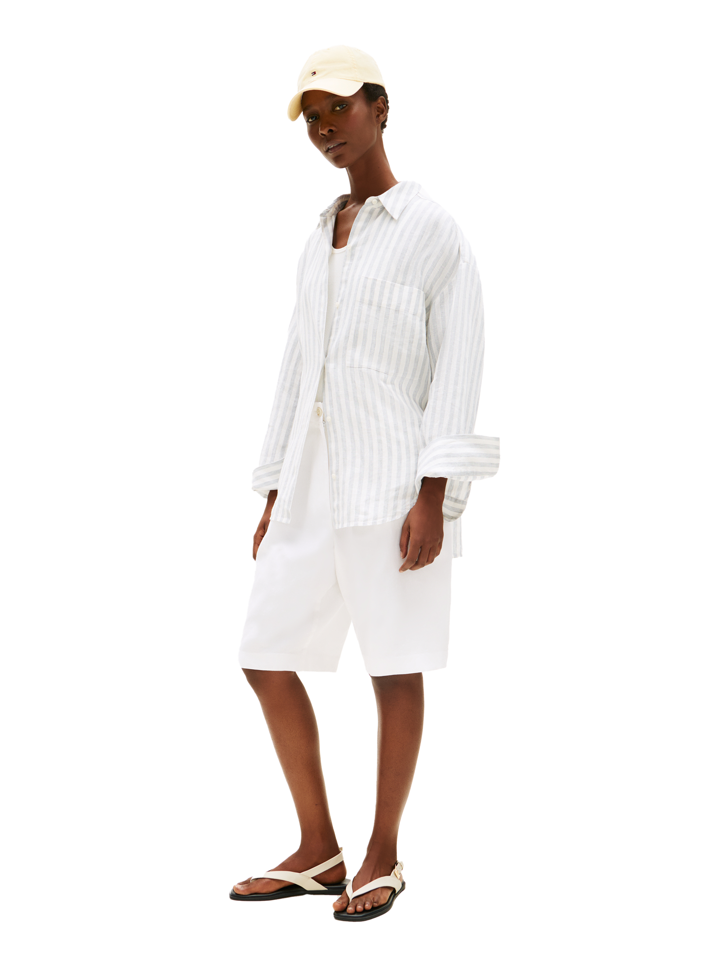 Linen shirt TOMMY HILFIGER Beige