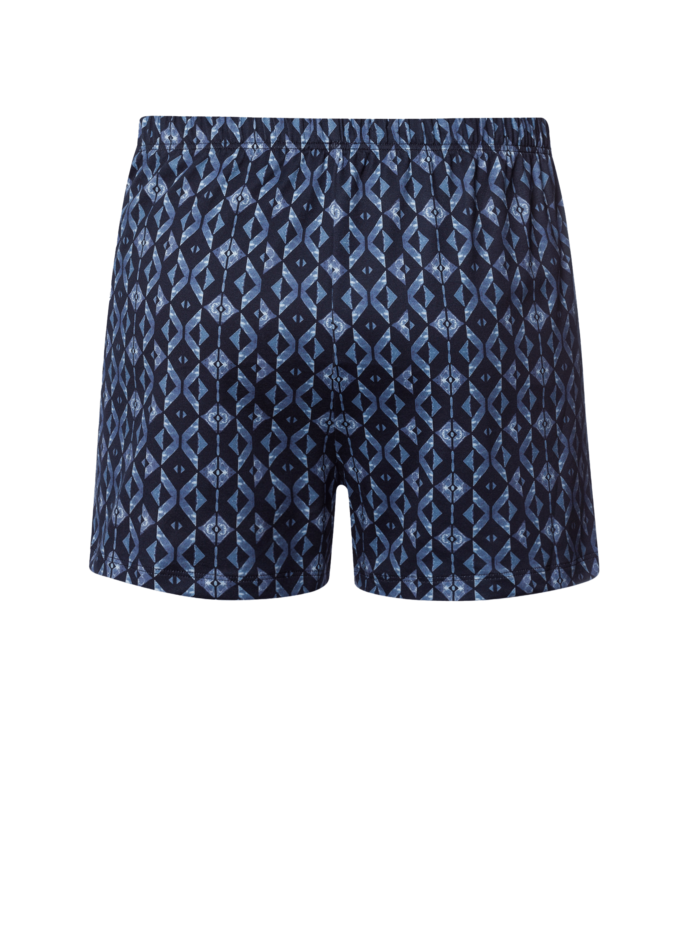 Patterned cotton boxer shorts  HANRO Blue