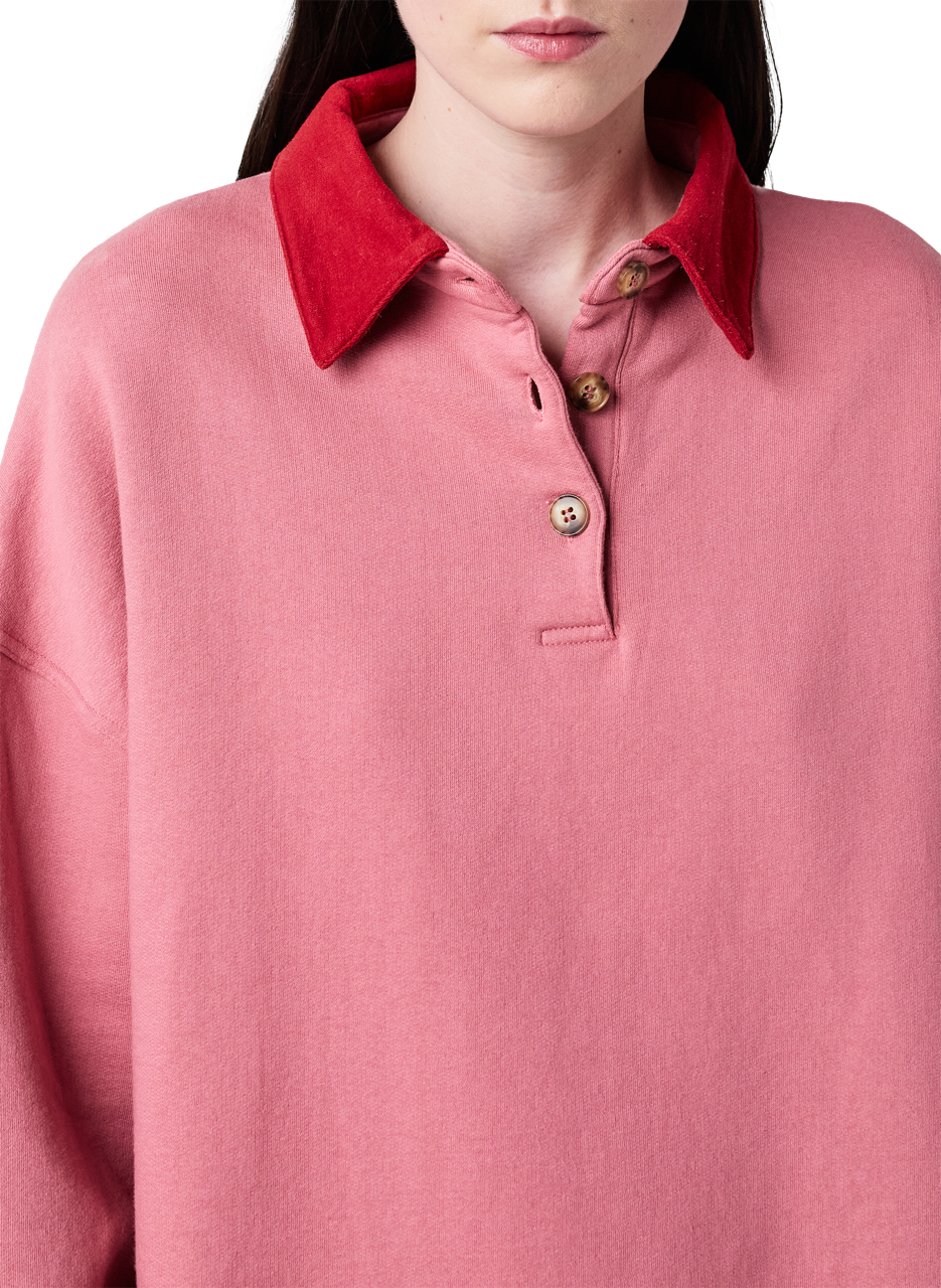 Sweatshirt molletonné  en coton BOBO CHOSES Rose